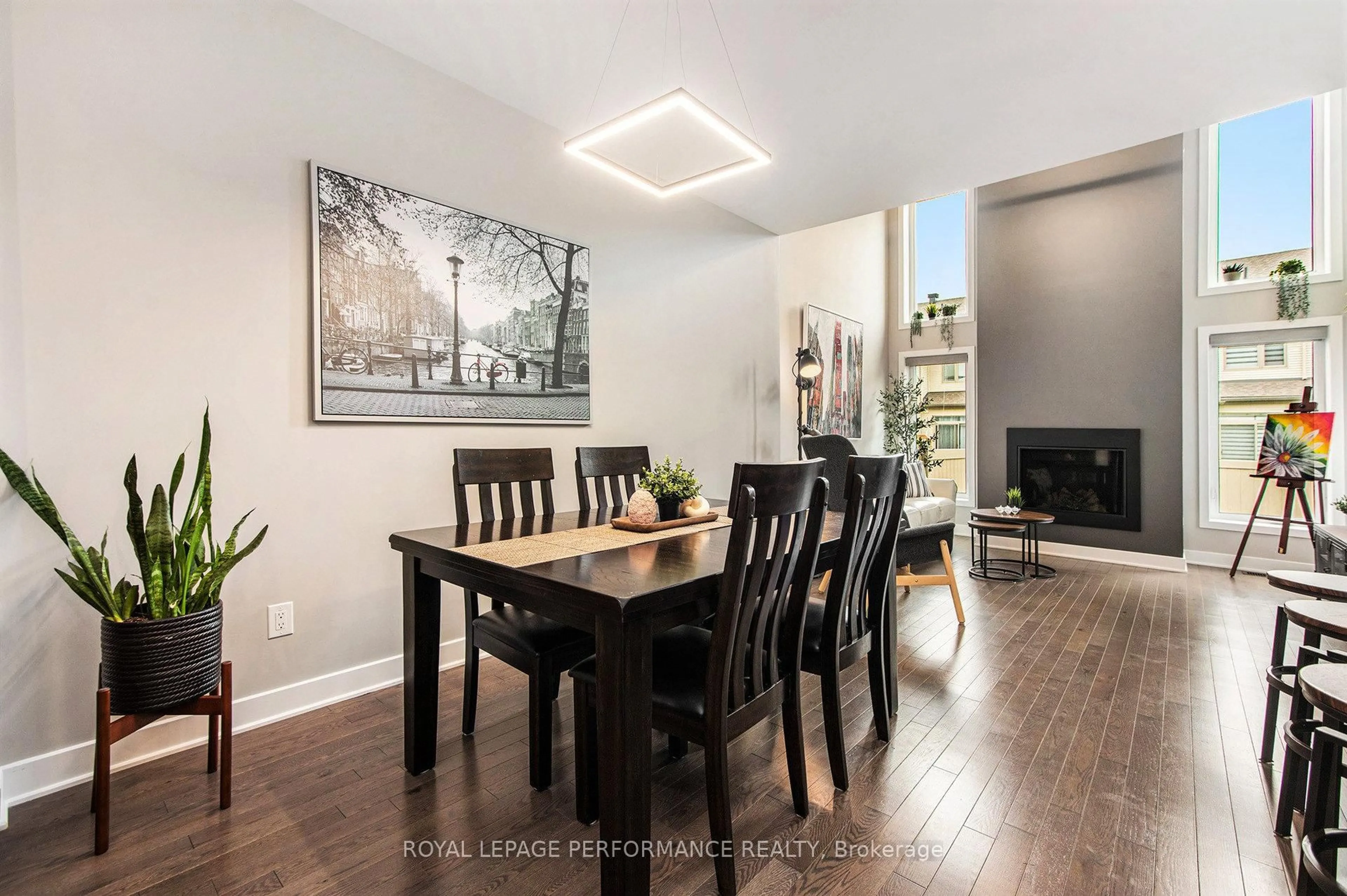 Dining room, wood/laminate floor for 586 Triangle St, Ottawa Ontario K2V 0M1