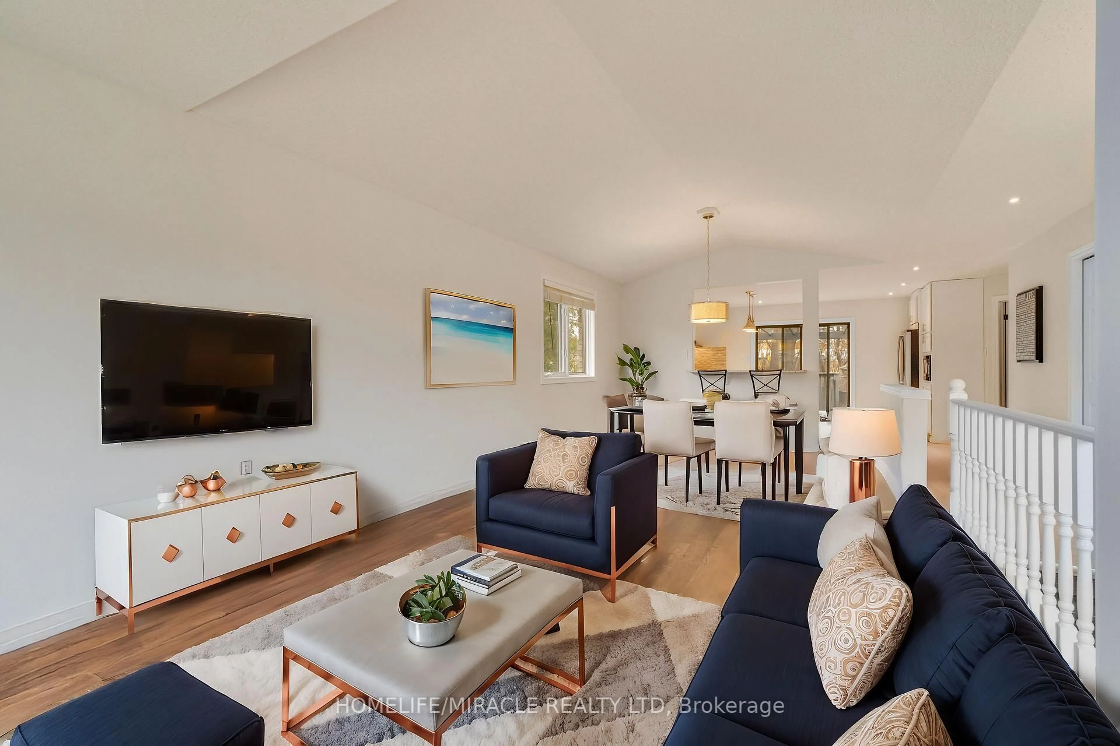 Living room with furniture, unknown for 12 Jo Whitney Crt, Brantford Ontario N3T 6N9