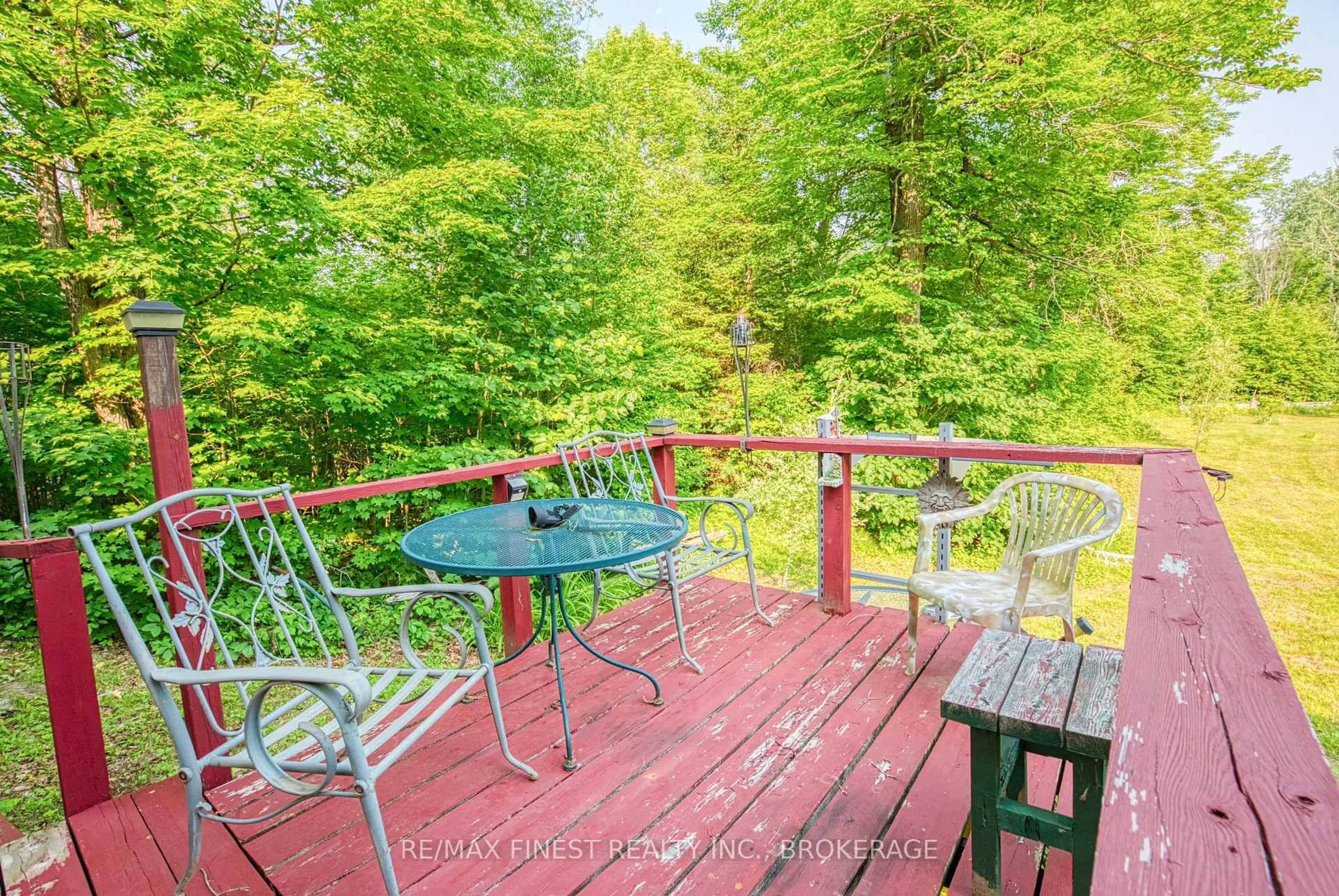 Patio, forest/trees view for E 1/2 Lot 22 Concession 9 Palmerston N/A, Ompah Ontario K0H 2J0