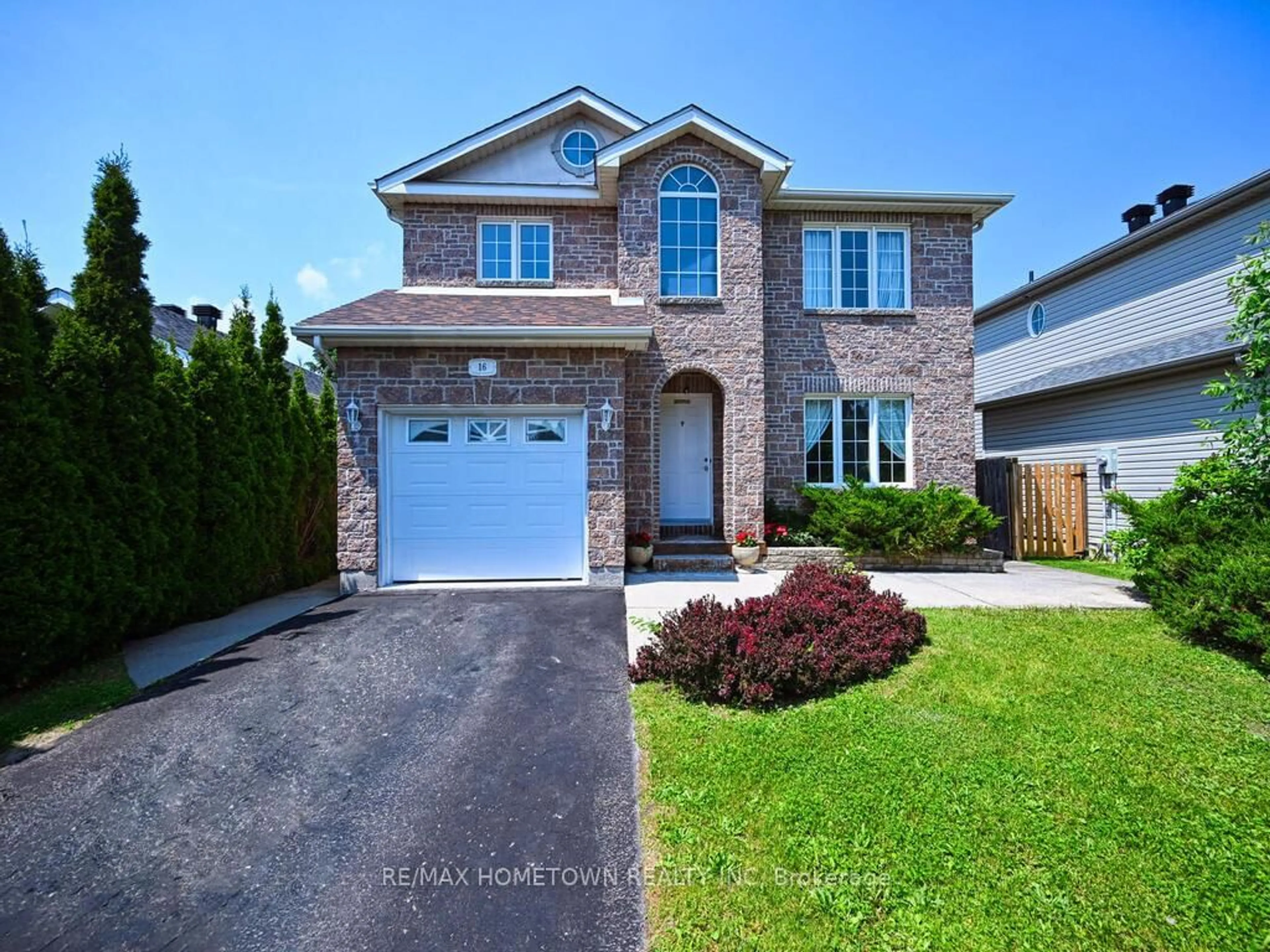 Home with brick exterior material, street for 16 REGENCY Pl, Brockville Ontario K6V 7M5