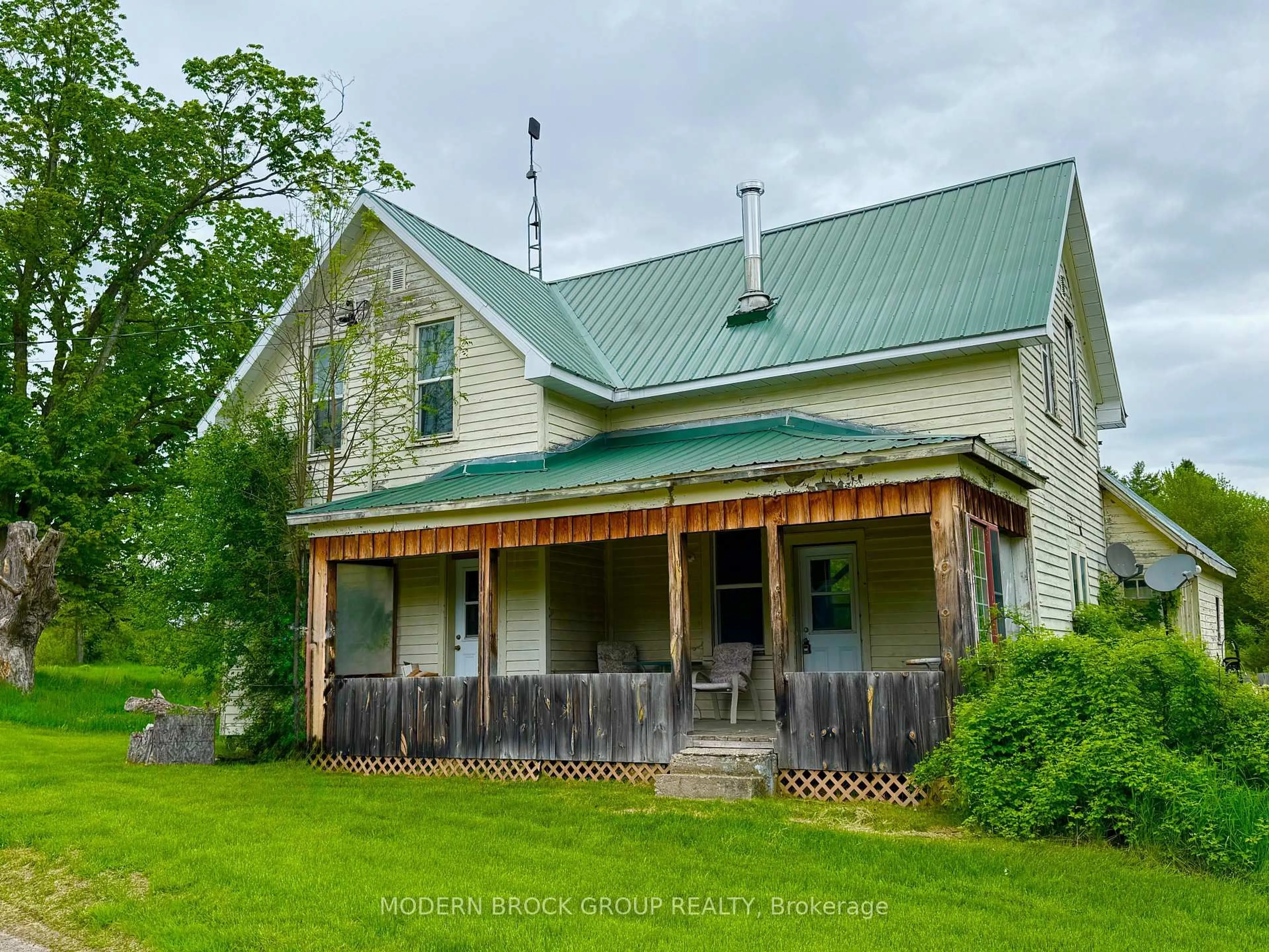 A pic from outside/outdoor area/front of a property/back of a property/a pic from drone, building for 413 Beales Mills Rd, Athens Ontario K0E 1B0