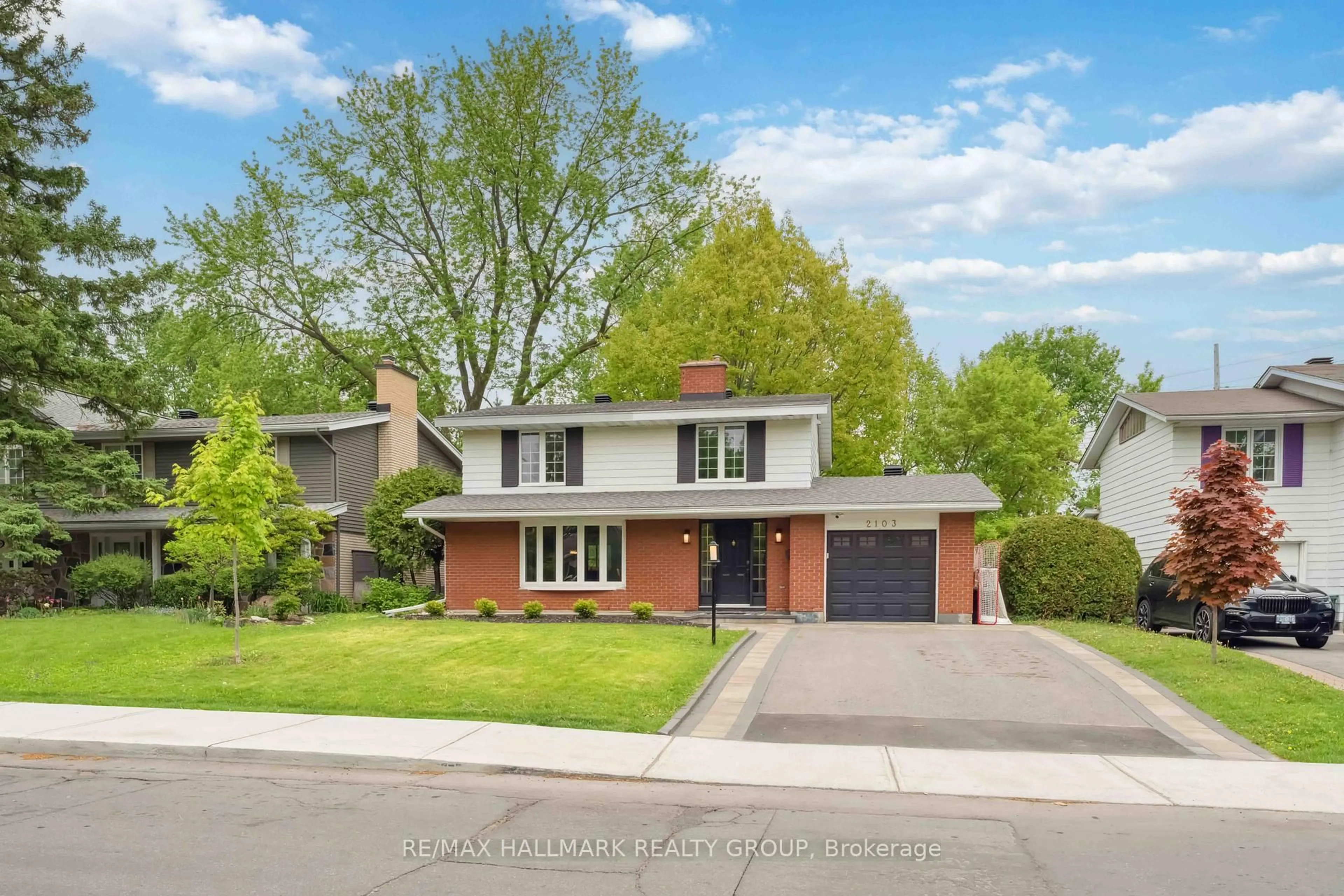Home with brick exterior material, street for 2103 Delmar Dr, Ottawa Ontario K1H 5P6