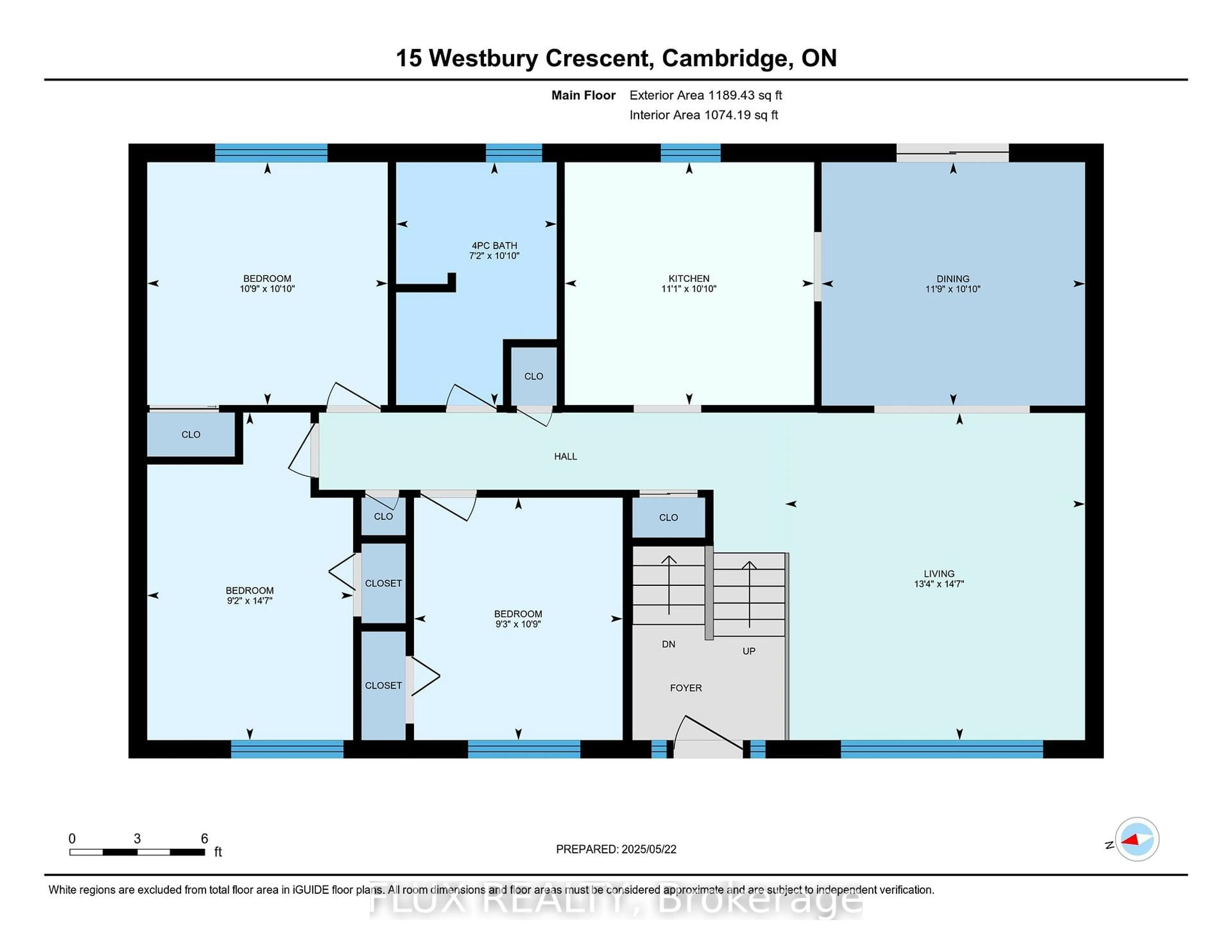 Floor plan for 15 Westbury Cres, Cambridge Ontario N3C 3J5