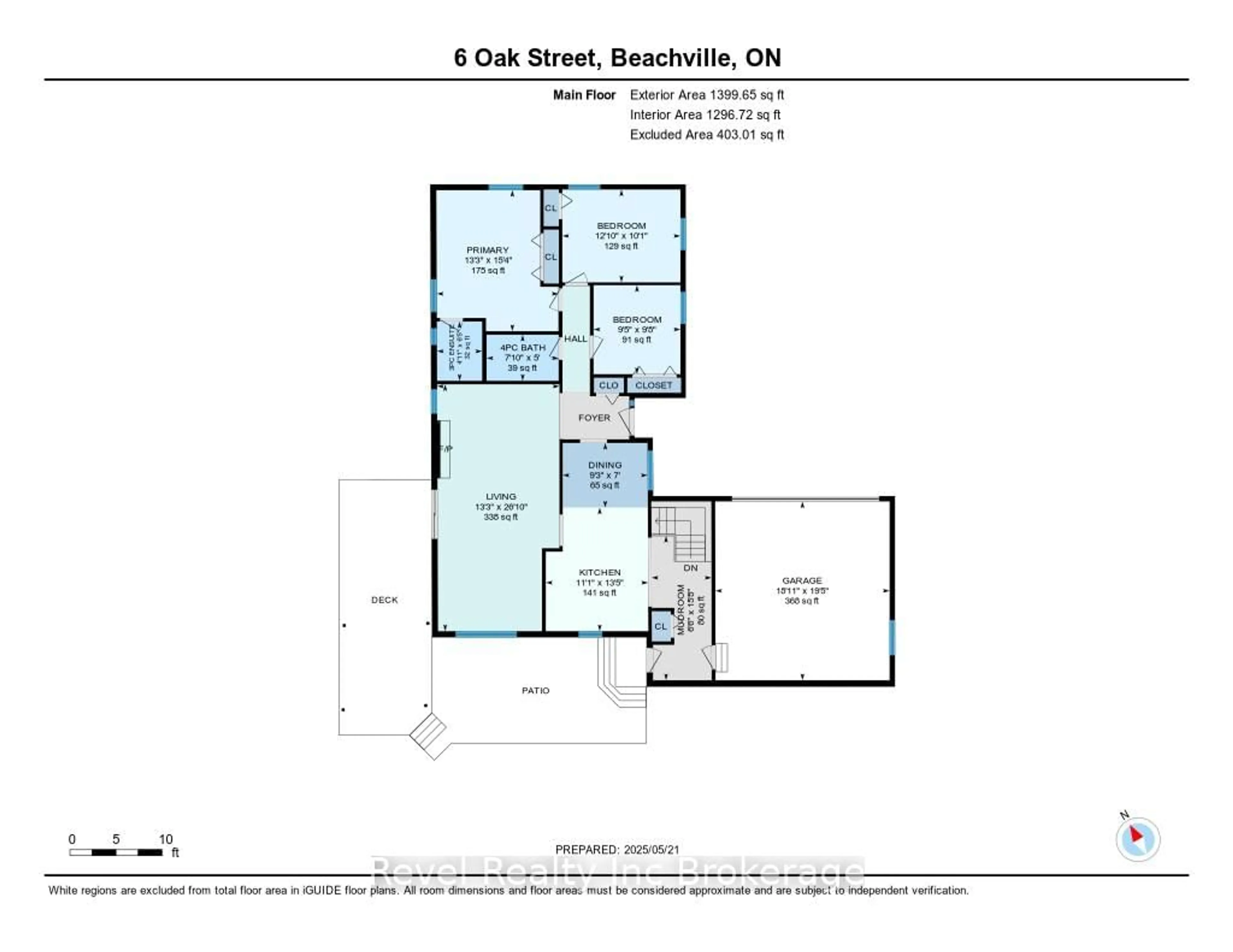 Floor plan for 6 Oak St, South-West Oxford Ontario N0J 1A0
