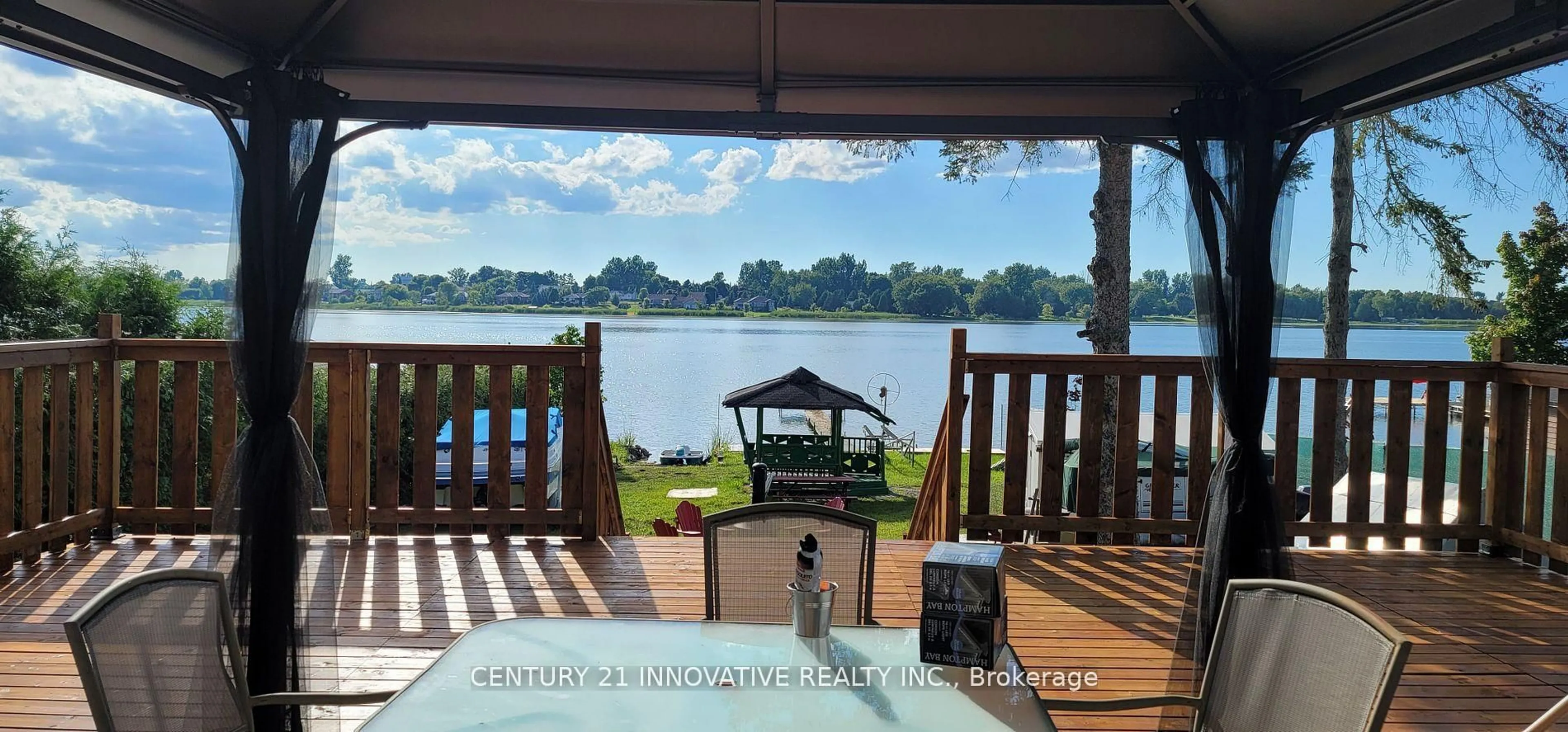 Patio, water/lake/river/ocean view for 73 Loon St, Kawartha Lakes Ontario L0B 1K0