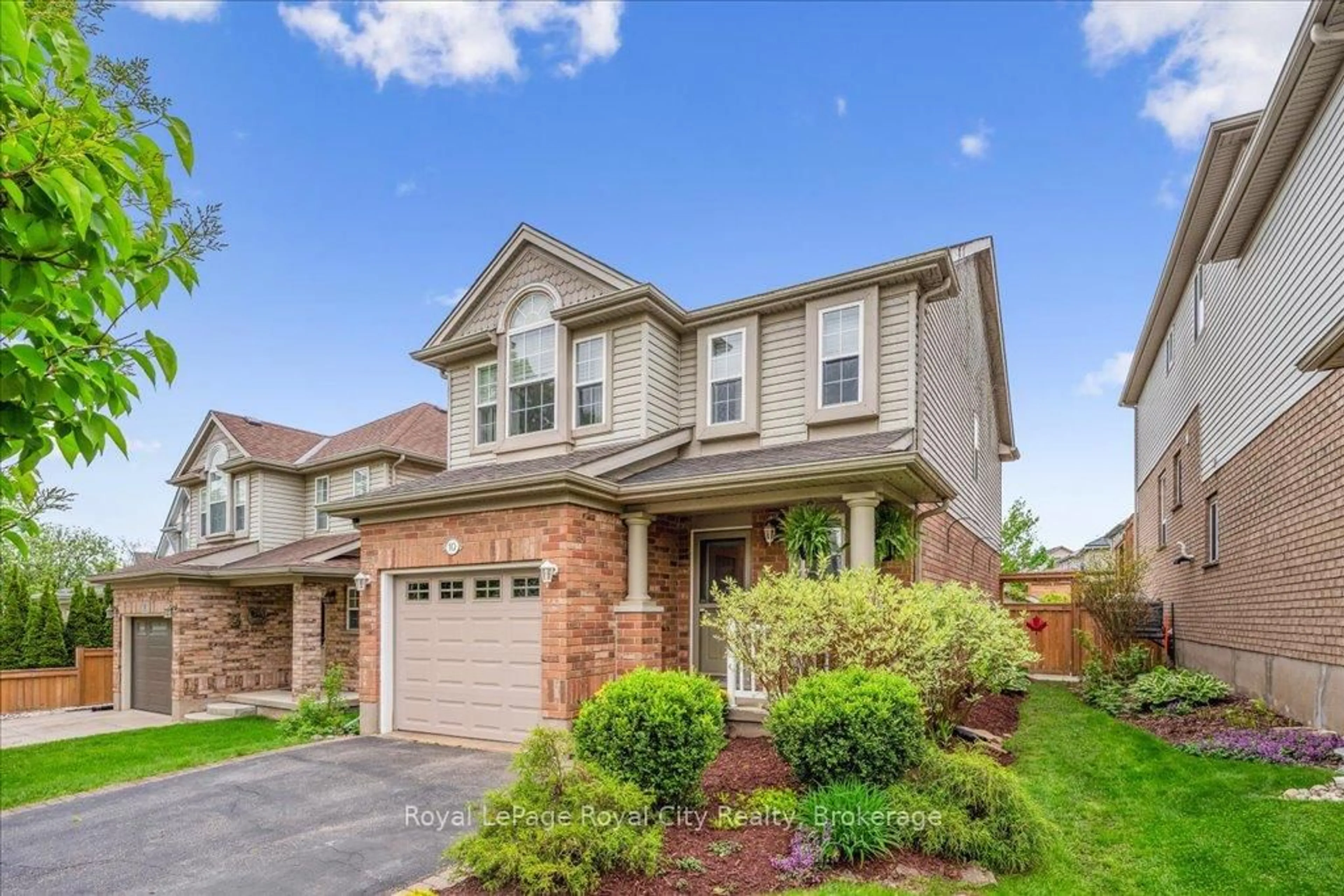 Home with brick exterior material, street for 10 O'CONNOR Lane, Guelph Ontario N1E 7G5