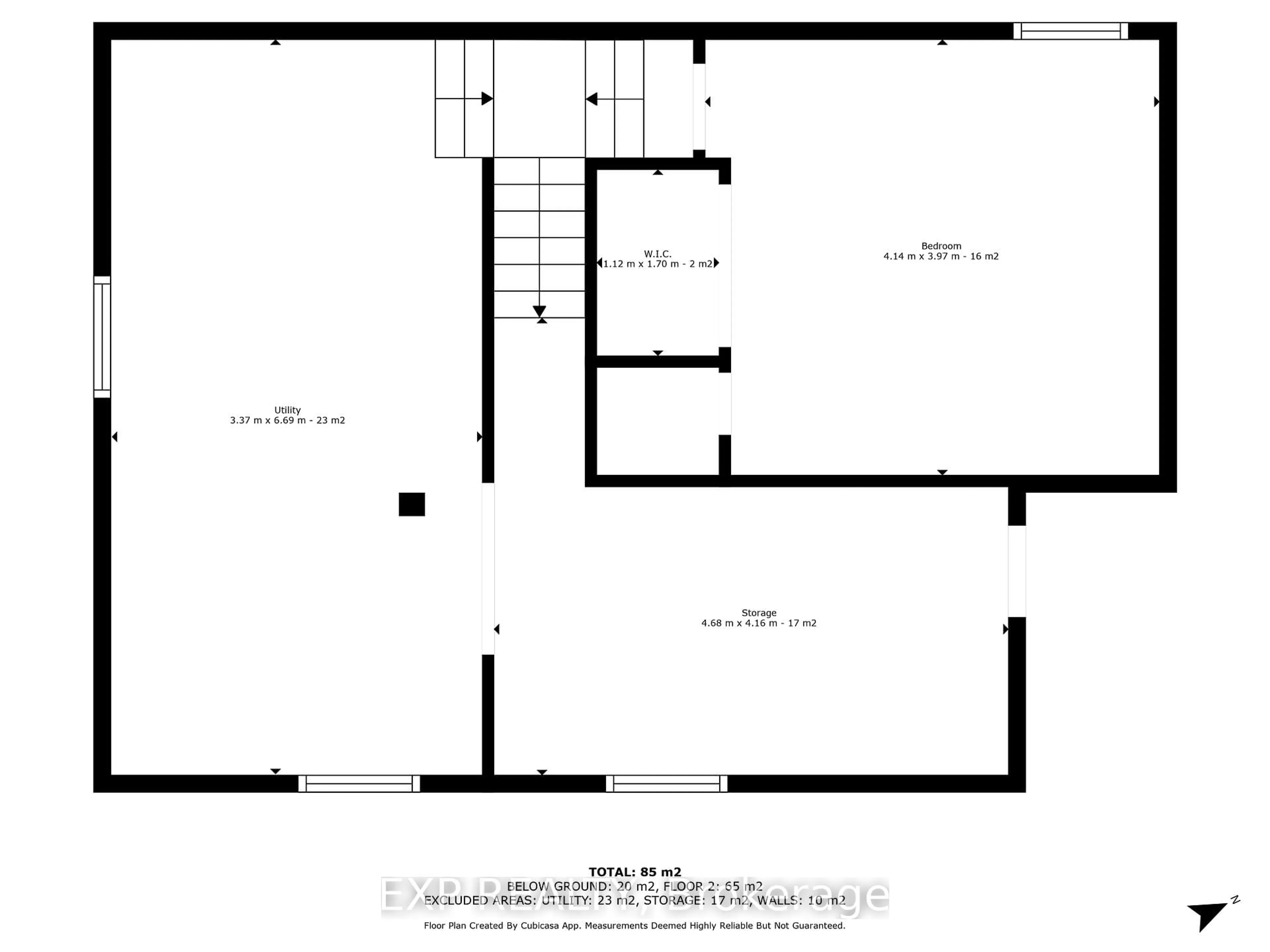 Floor plan for 100 Dagmar Ave, Ottawa Ontario K1L 5T4