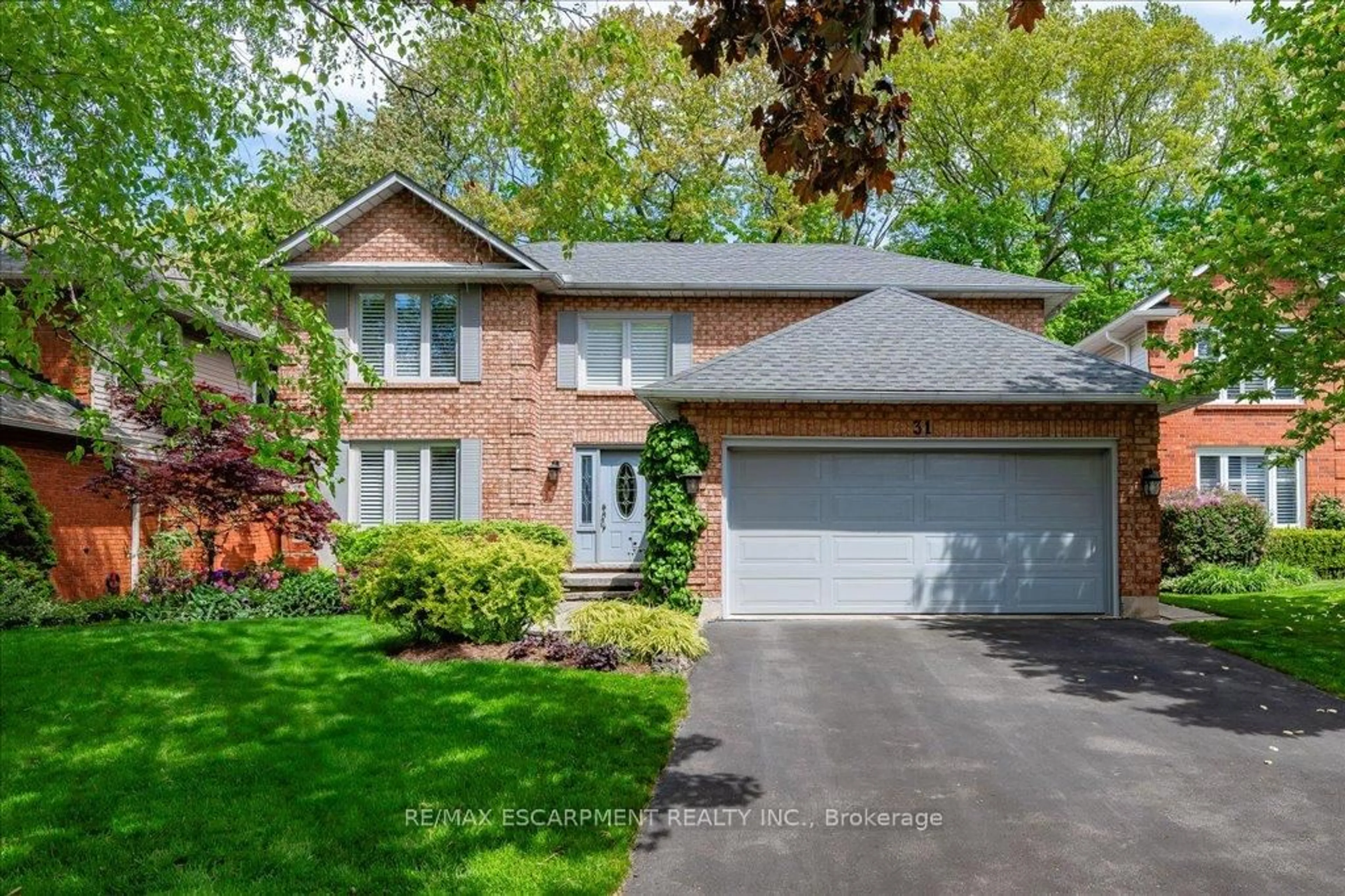 Home with brick exterior material, street for 31 Forestview Dr, Hamilton Ontario L9H 6M9