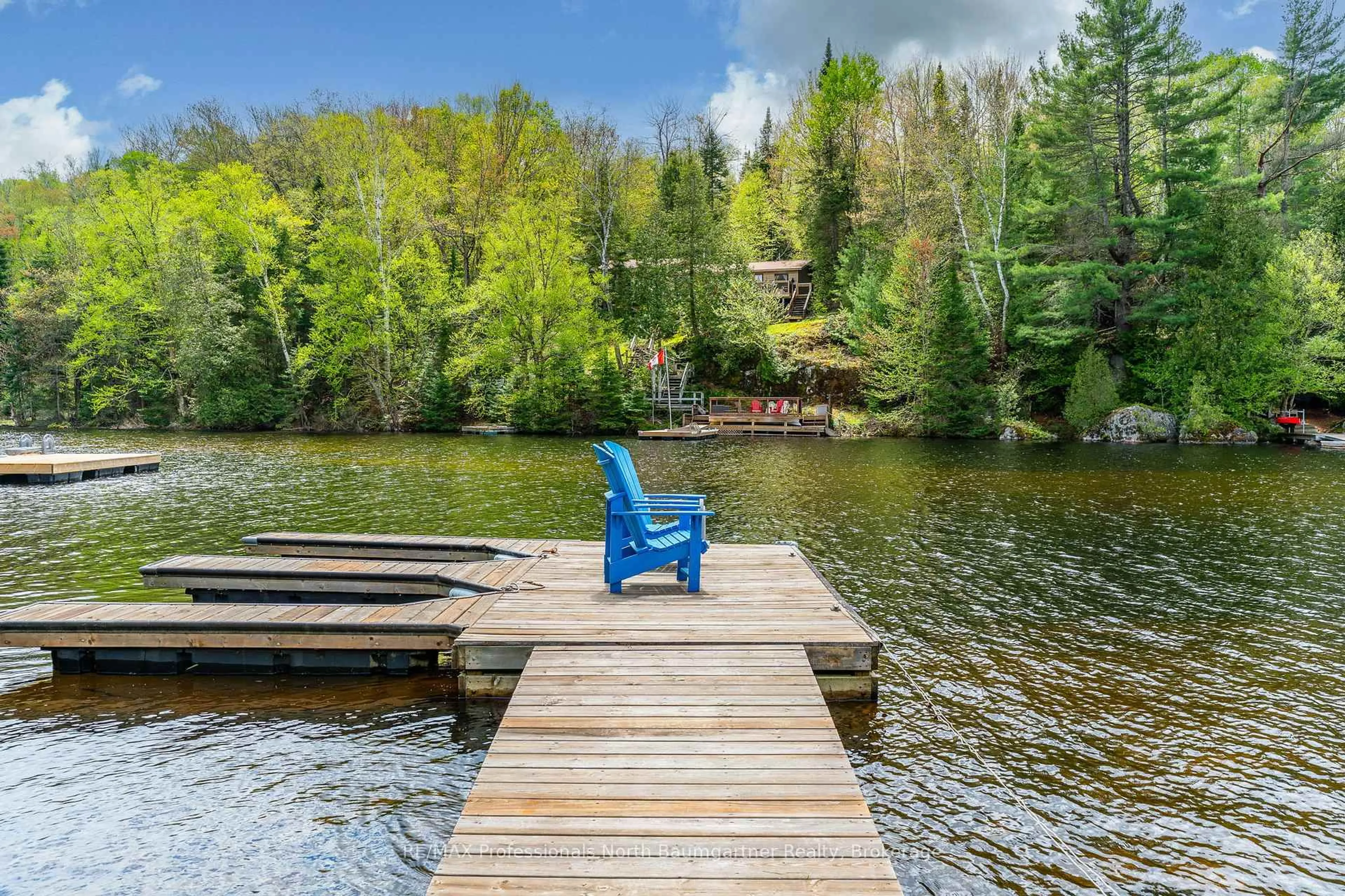 Patio, water/lake/river/ocean view for 2129 Telephone Bay Rd, Highlands East Ontario K0M 1S0
