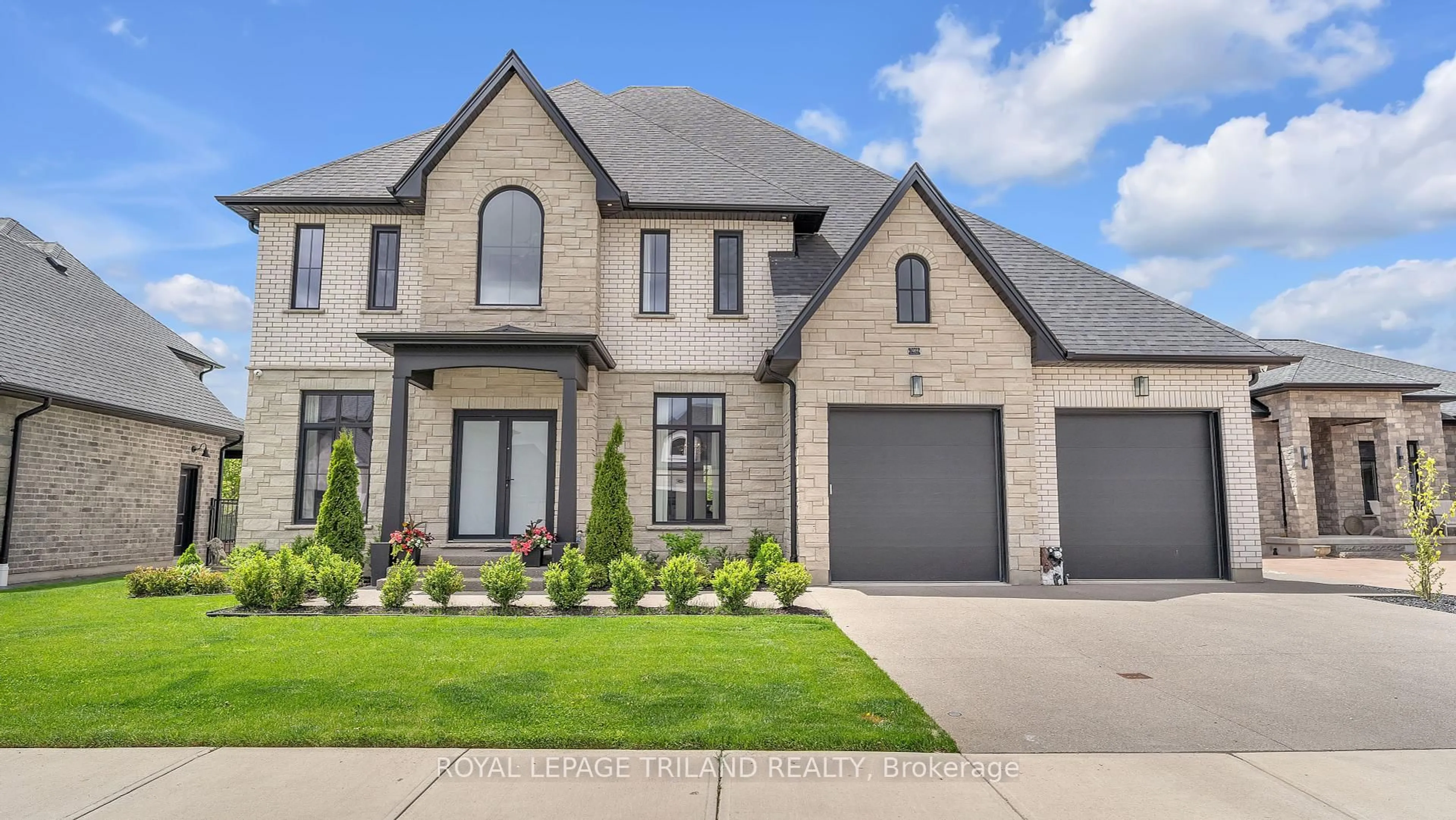 Home with brick exterior material, street for 7469 Silver Creek Cres, London South Ontario N6P 0G6