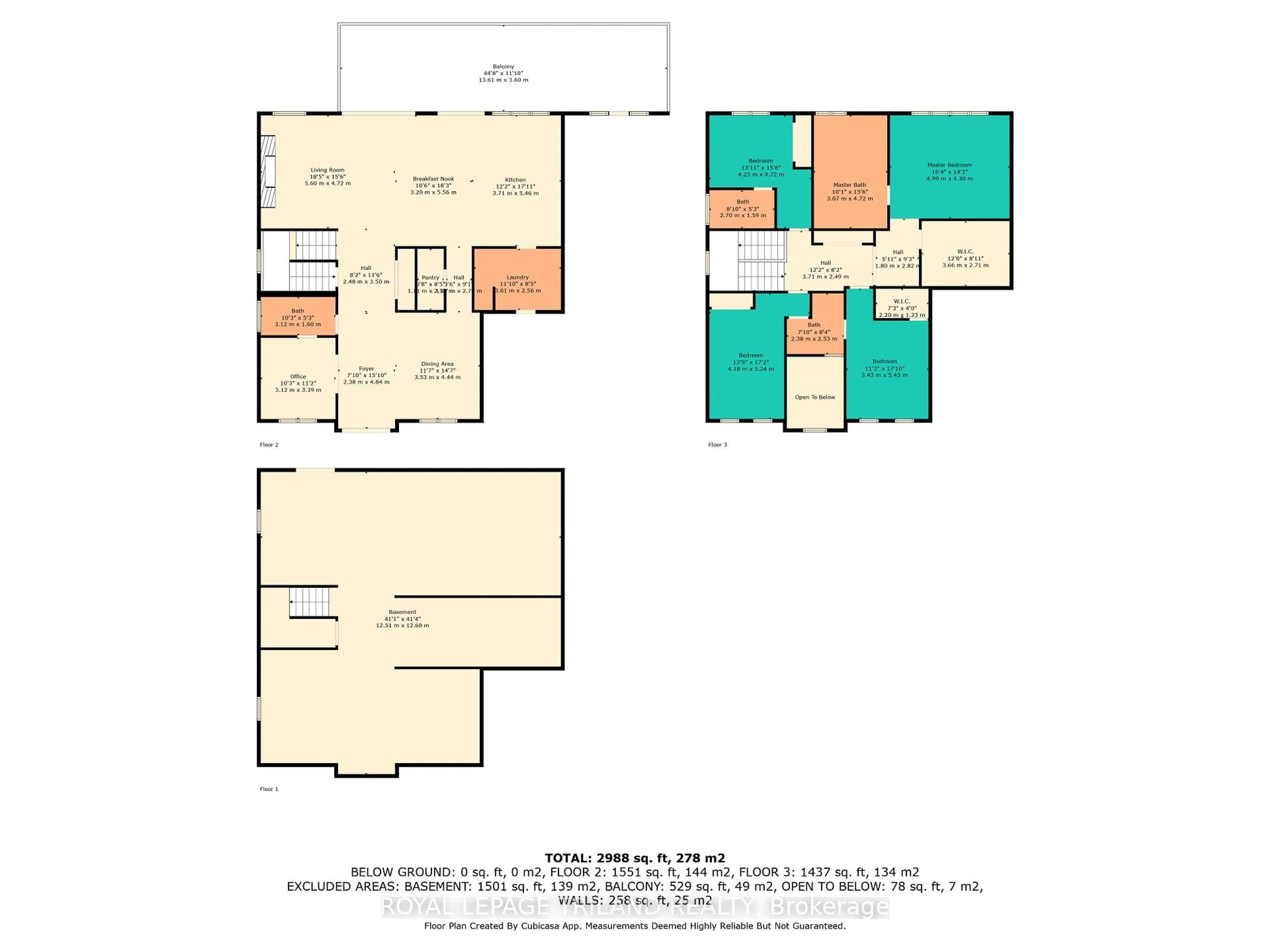 Floor plan for 7469 Silver Creek Cres, London South Ontario N6P 0G6