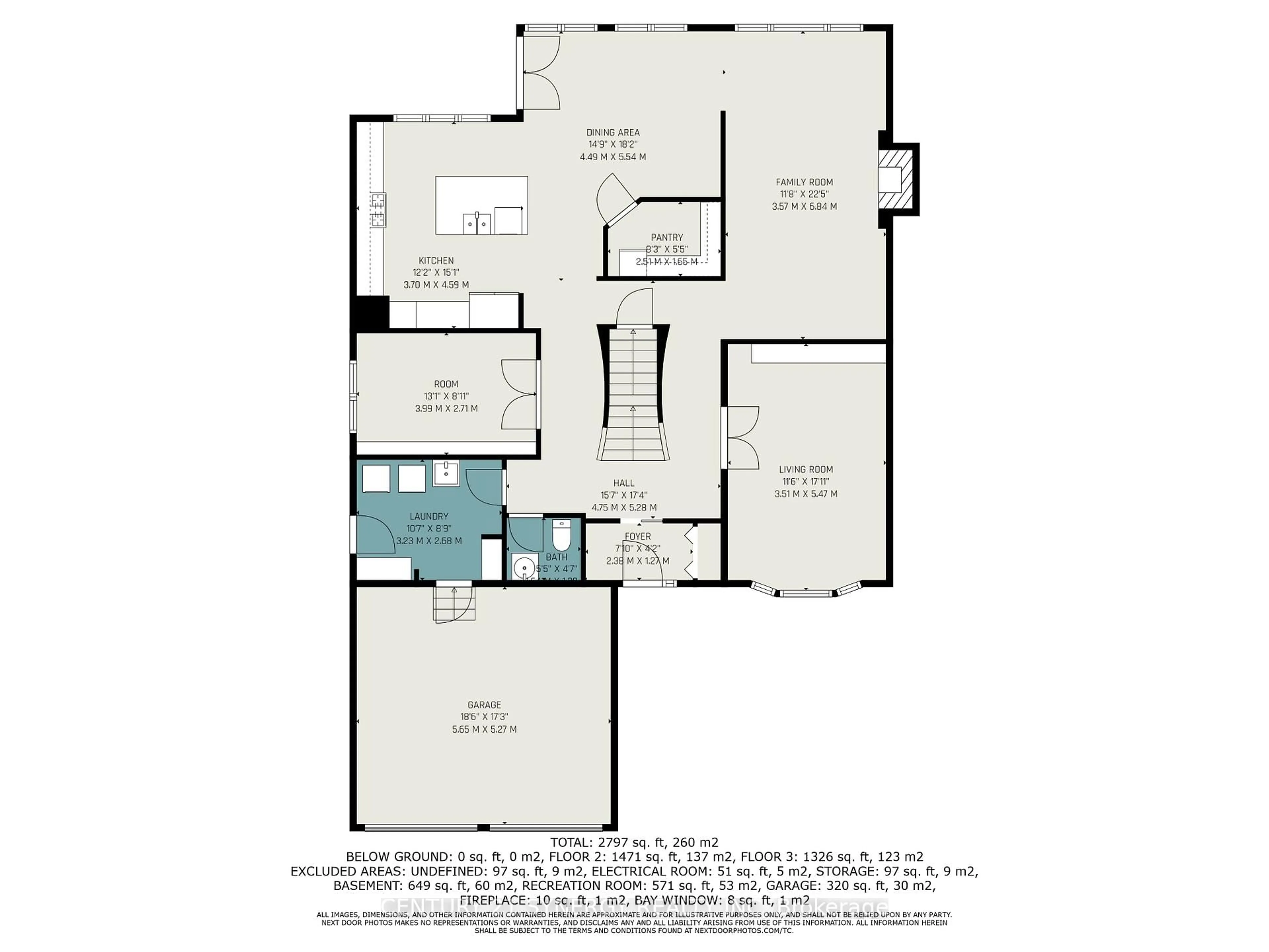 Floor plan for 630 Arc-En-Ciel St, Ottawa Ontario K4A 3H9