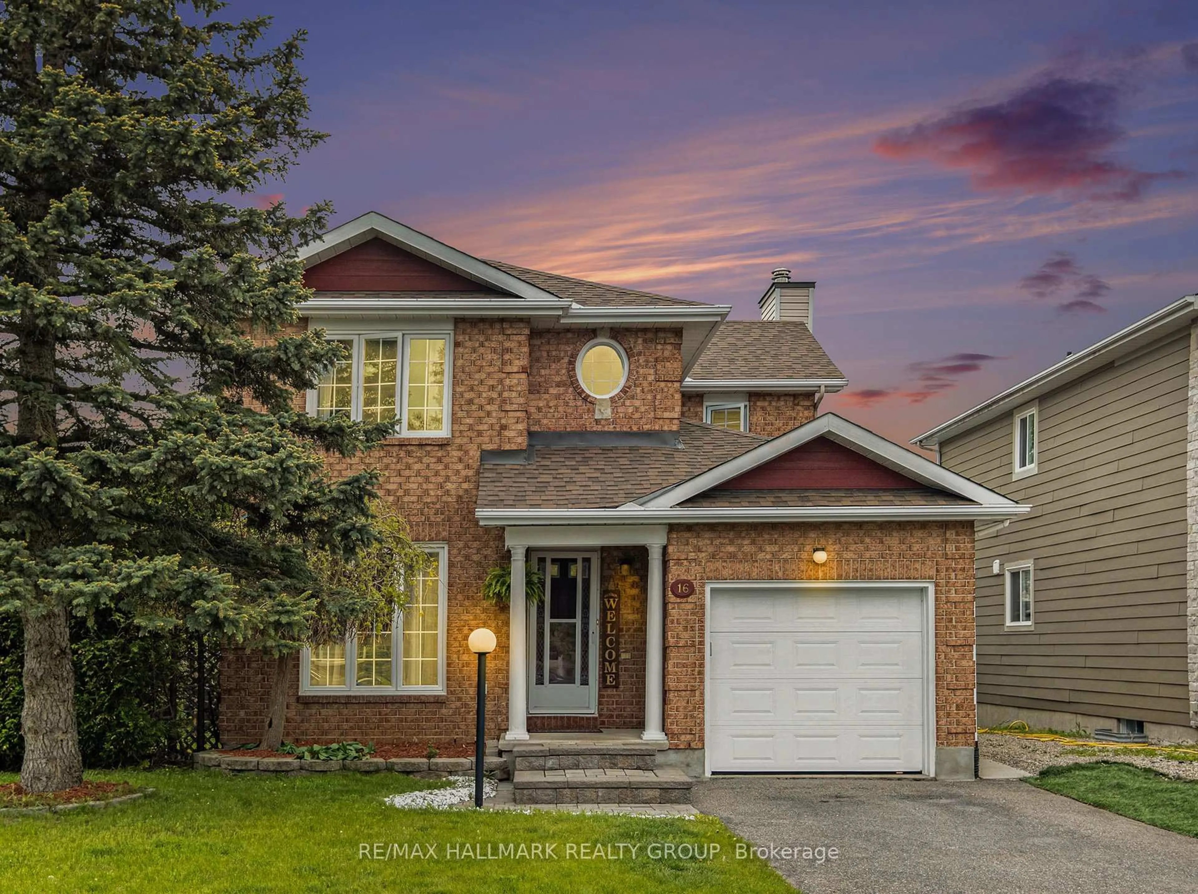 Home with brick exterior material, street for 16 Filion Cres, Ottawa Ontario K2M 1V6