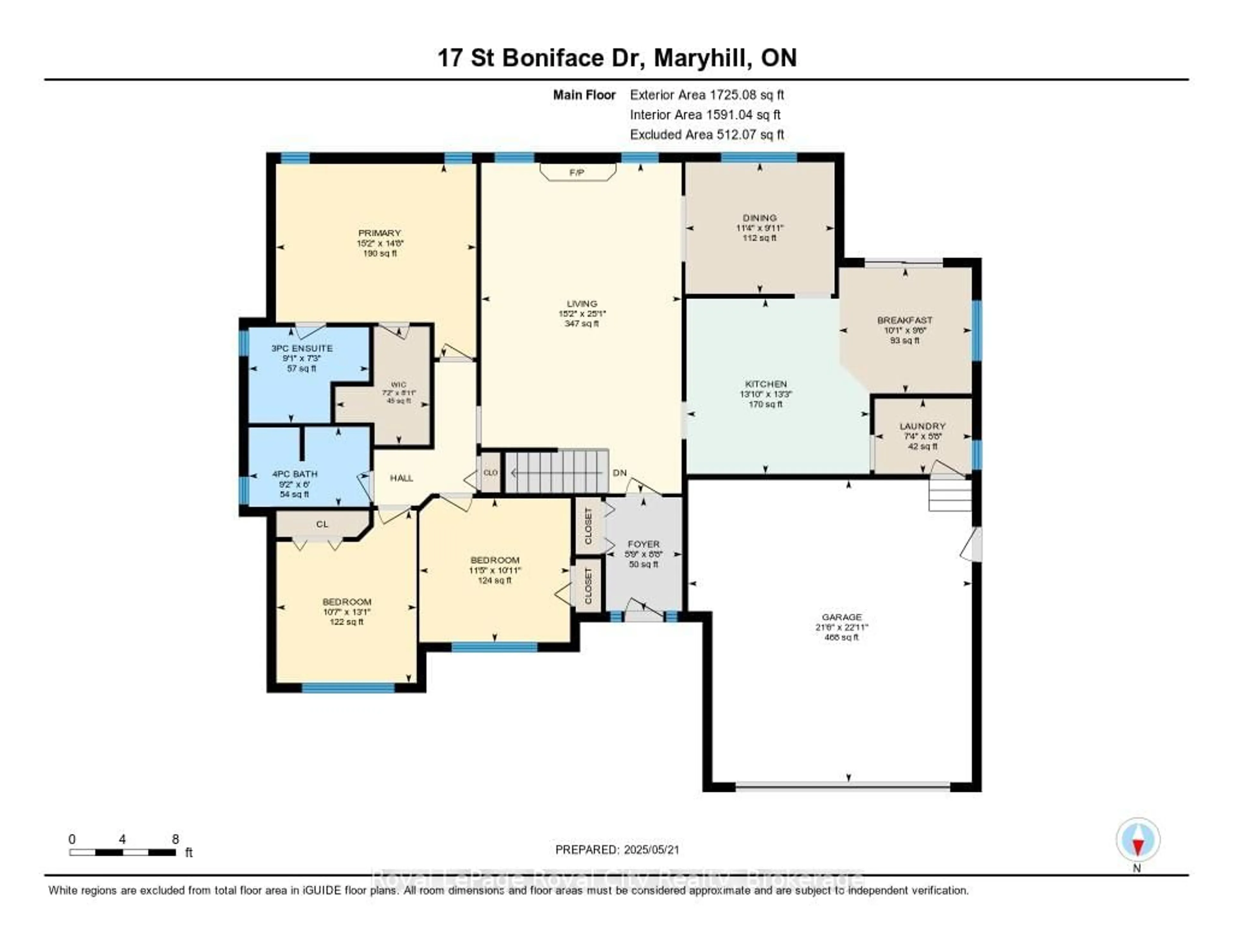 Floor plan for 17 St Boniface Dr, Woolwich Ontario N0B 2B0