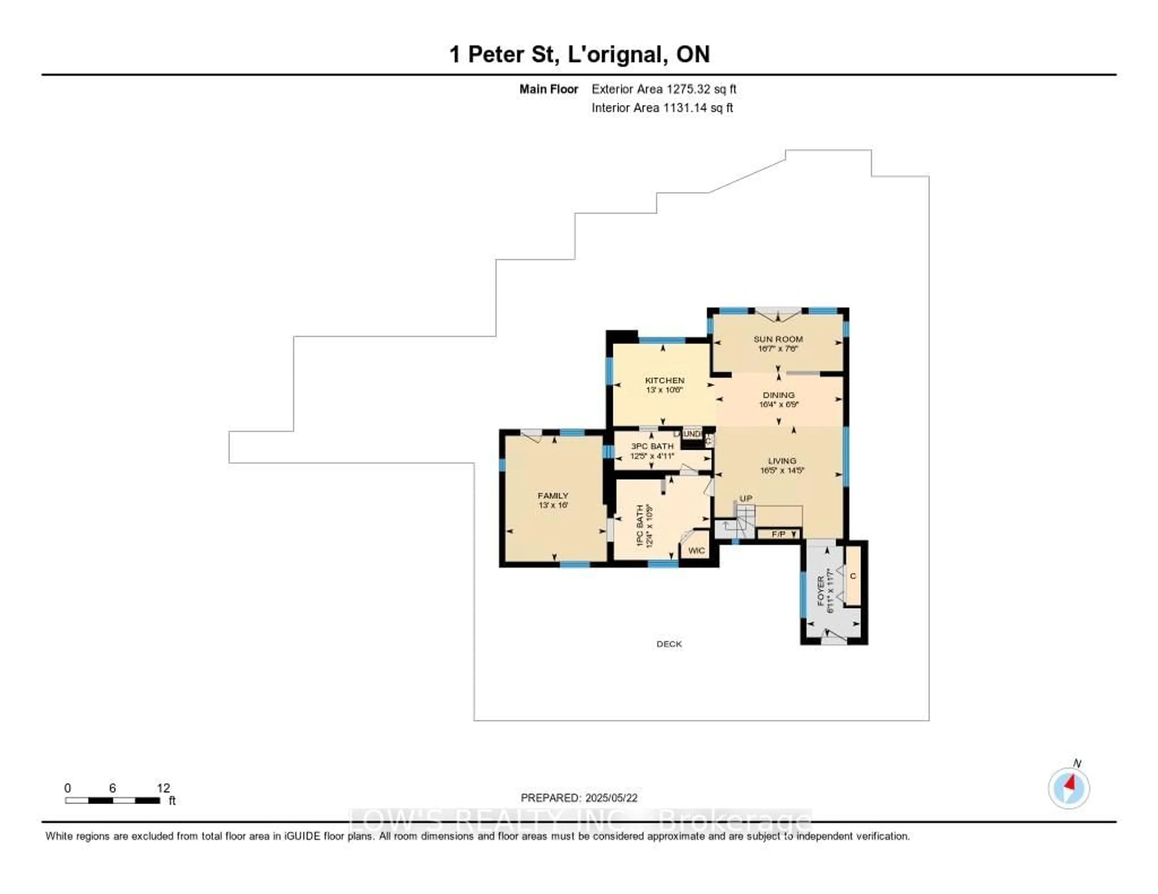 Floor plan for 1 Peter St, Champlain Ontario K0B 1K0
