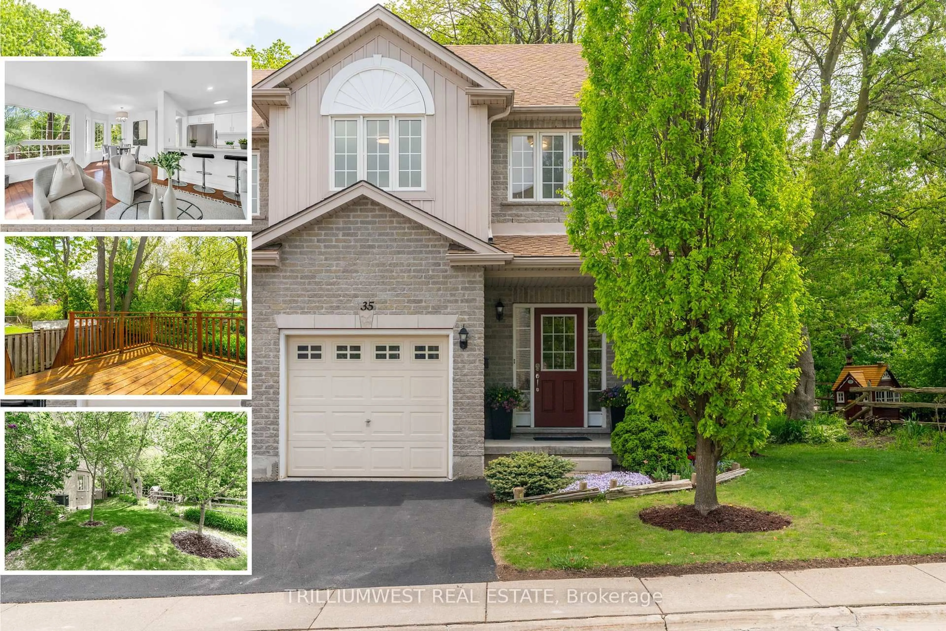 Home with brick exterior material, street for 105 PINNACLE Dr #35, Kitchener Ontario N2P 1B8