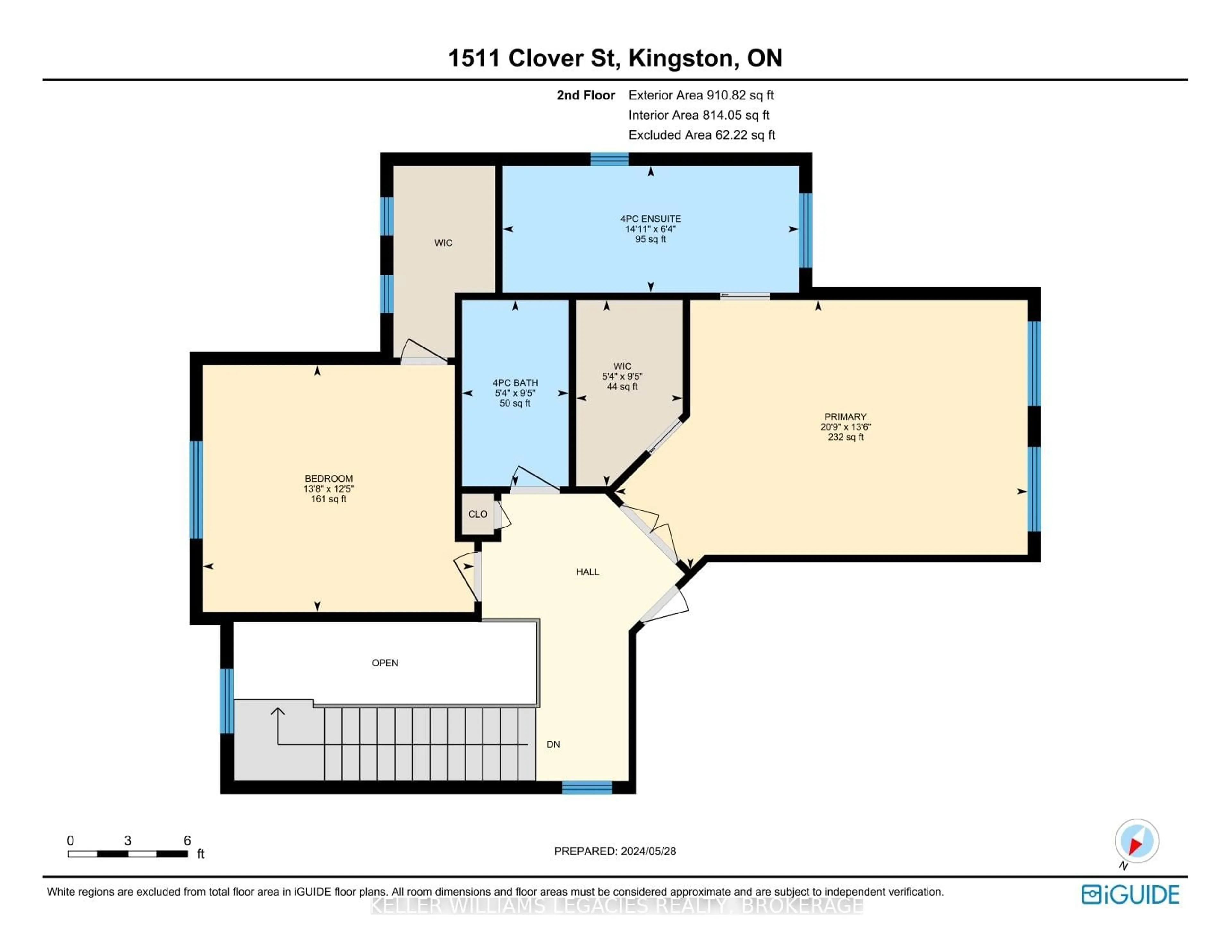 Floor plan for 1511 CLOVER St, Kingston Ontario K7P 0N1