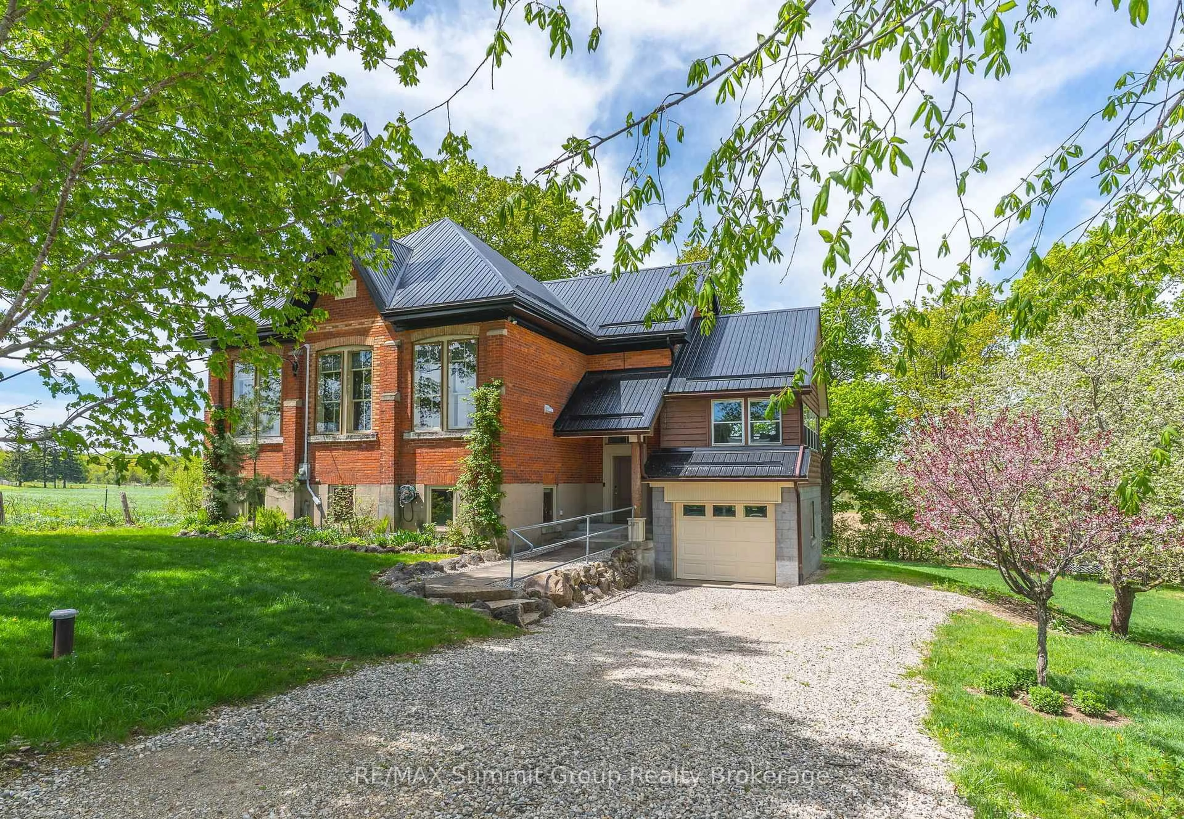 Home with brick exterior material, street for 136630 Grey Road 12, Grey Highlands Ontario N4L 1W6