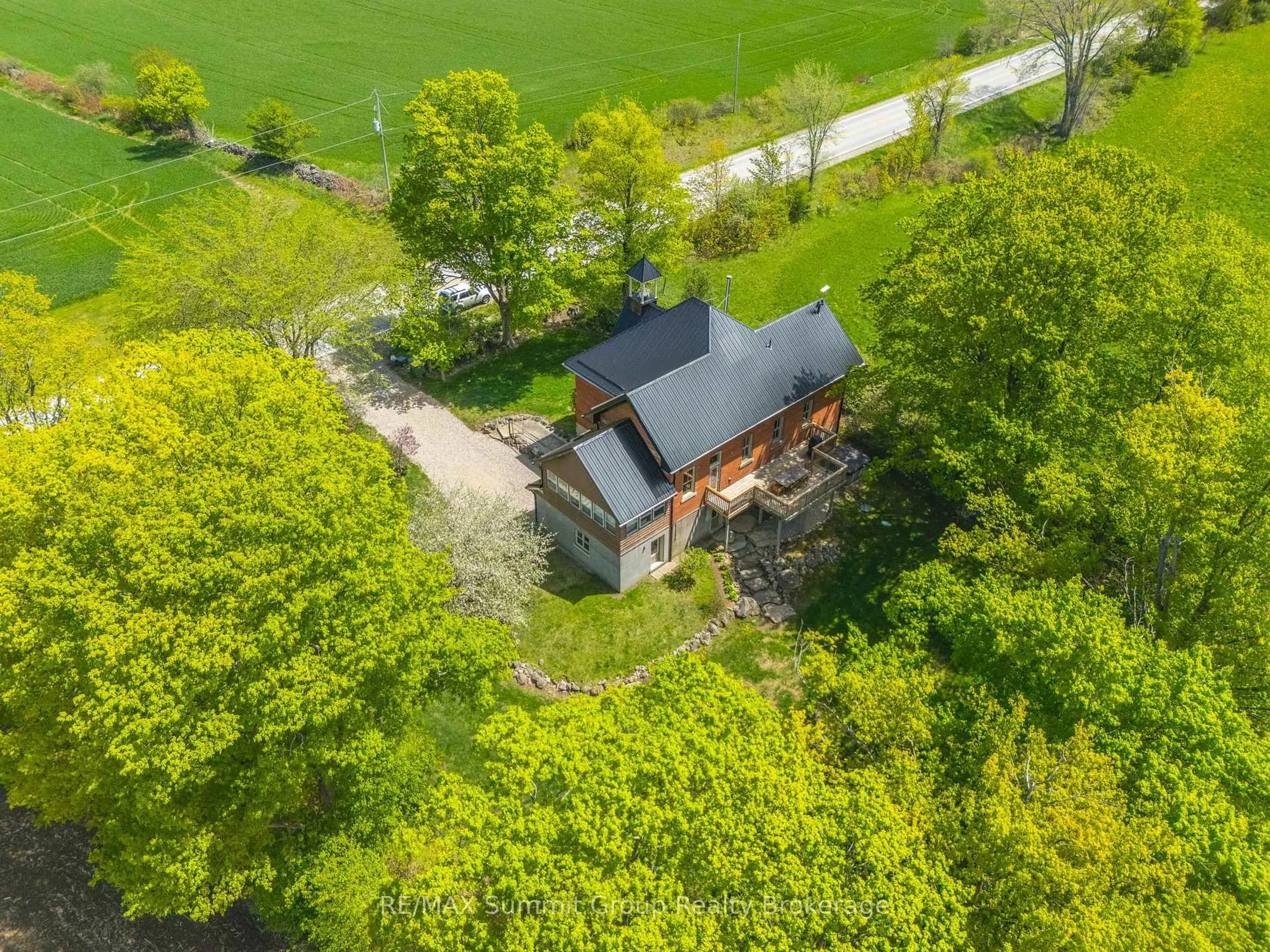 A pic from outside/outdoor area/front of a property/back of a property/a pic from drone, unknown for 136630 Grey Road 12, Grey Highlands Ontario N4L 1W6