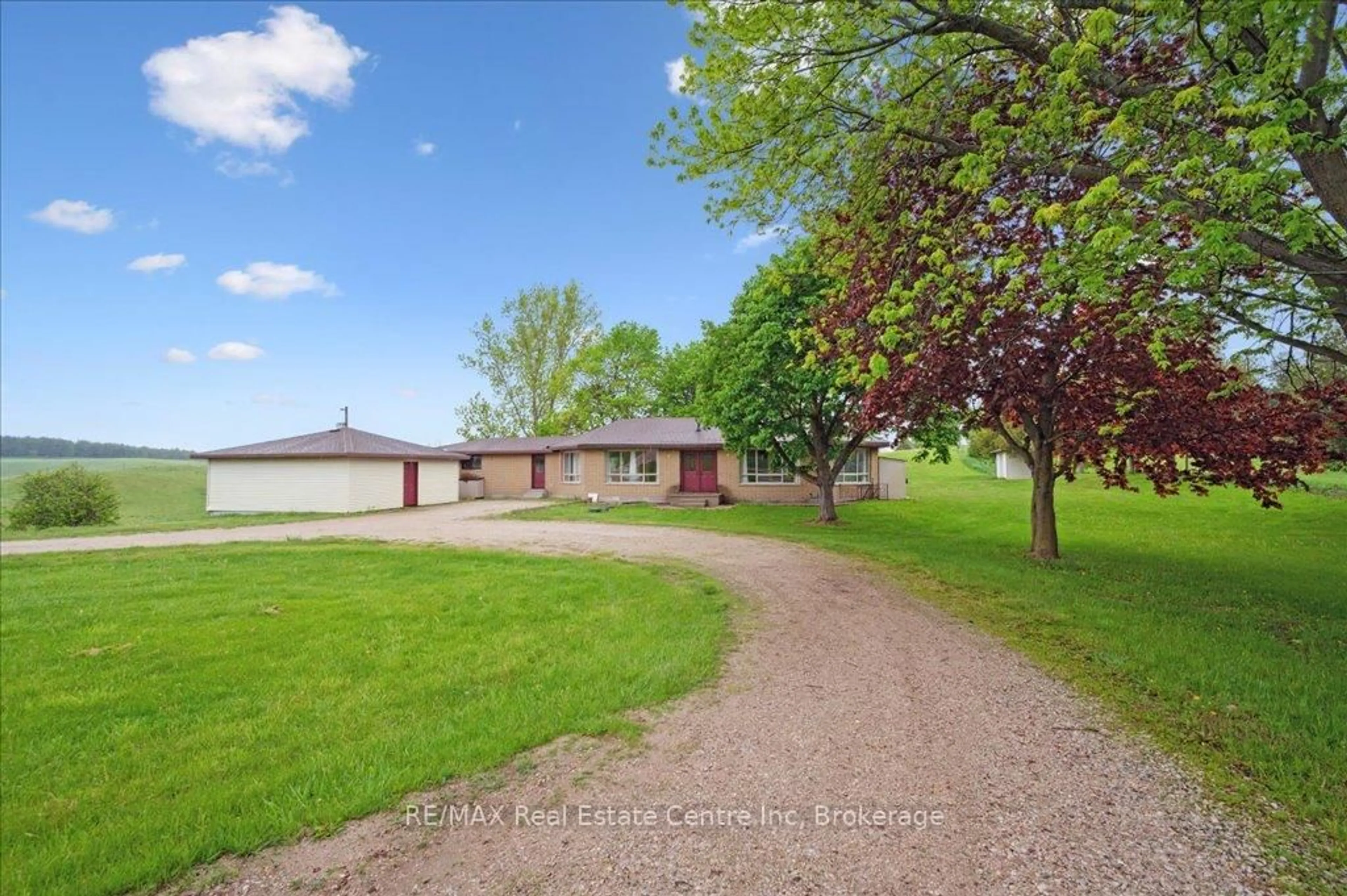 A pic from outside/outdoor area/front of a property/back of a property/a pic from drone, street for 313316 Hwy 6, West Grey Ontario N0G 1R0