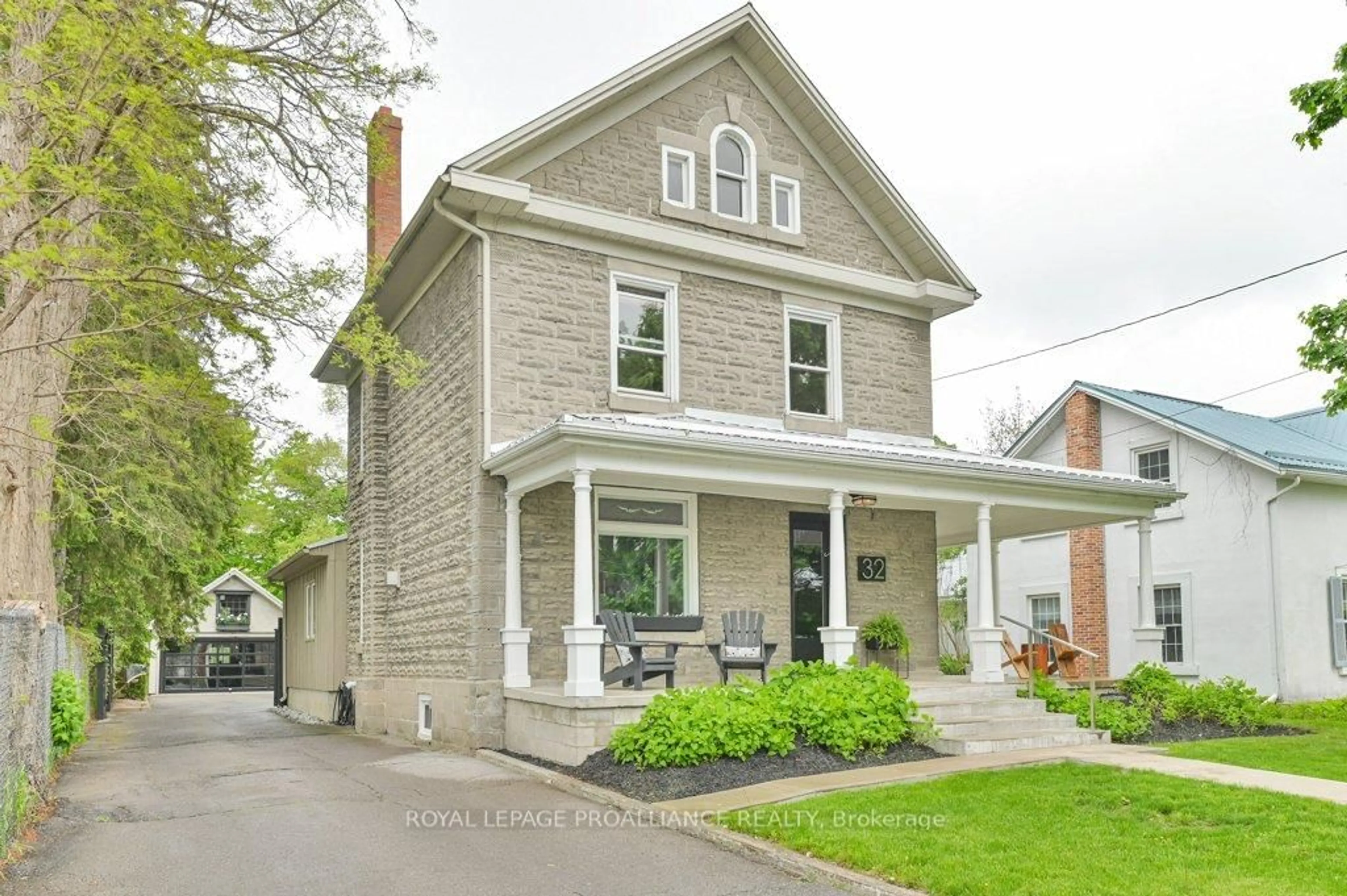 Home with brick exterior material, street for 32 Church St, Stirling Ontario K0K 3E0