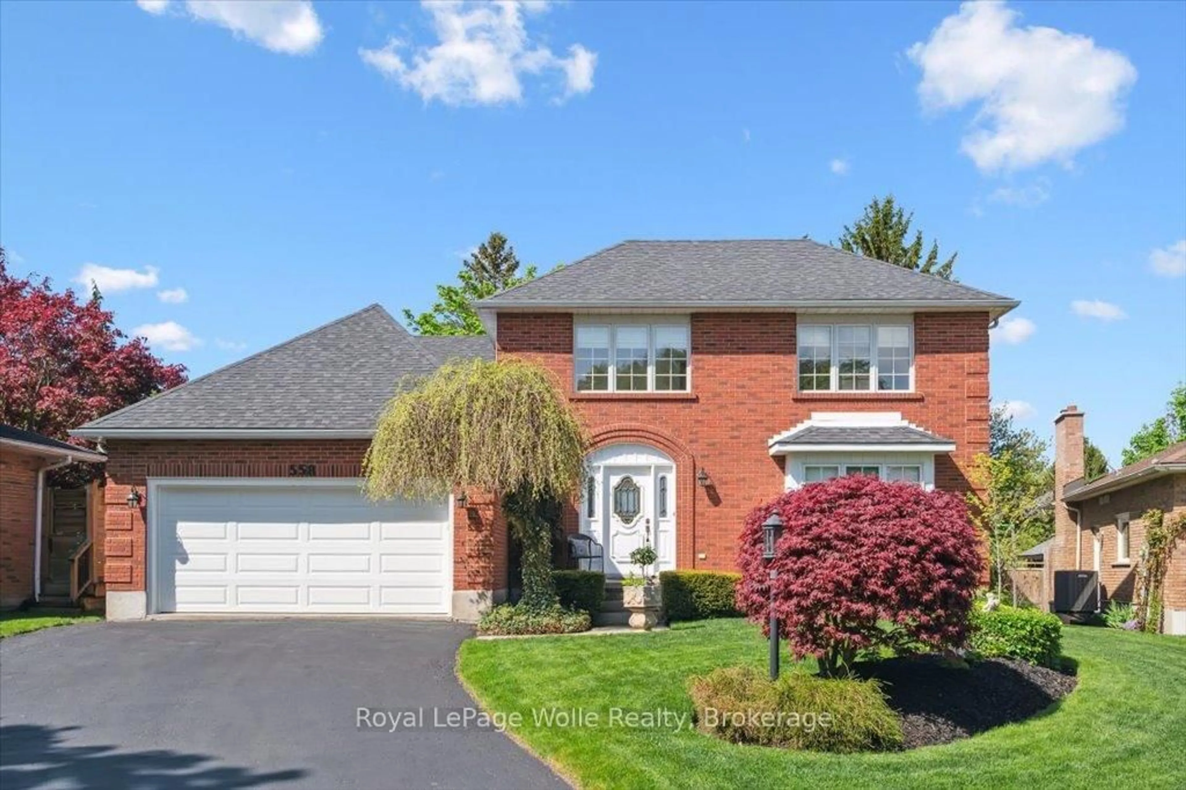 Home with brick exterior material, street for 558 Hemingway Pl, Waterloo Ontario N2T 1Z5