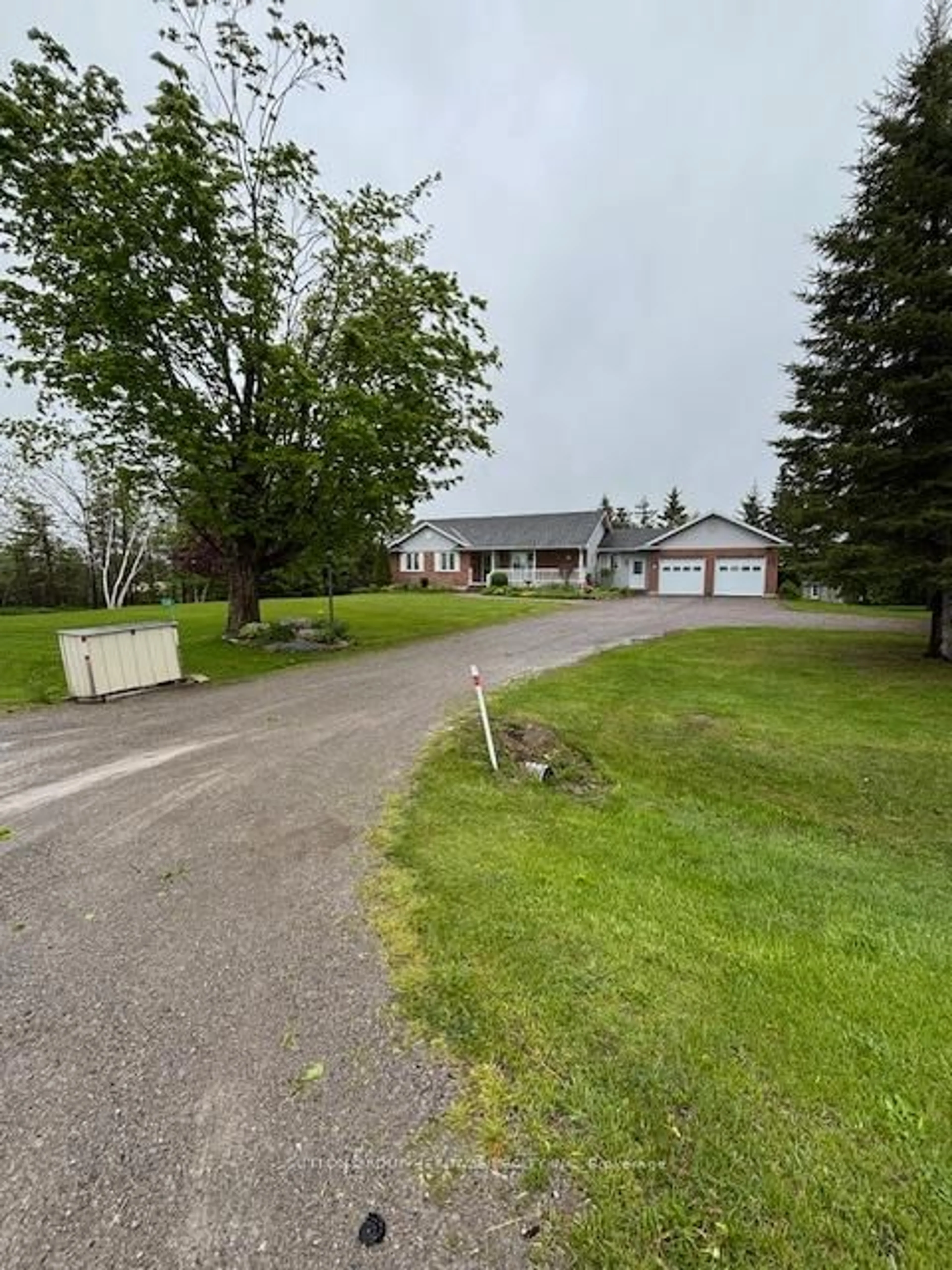 A pic from outside/outdoor area/front of a property/back of a property/a pic from drone, street for 538 Portage Rd, Kawartha Lakes Ontario K0M 2B0