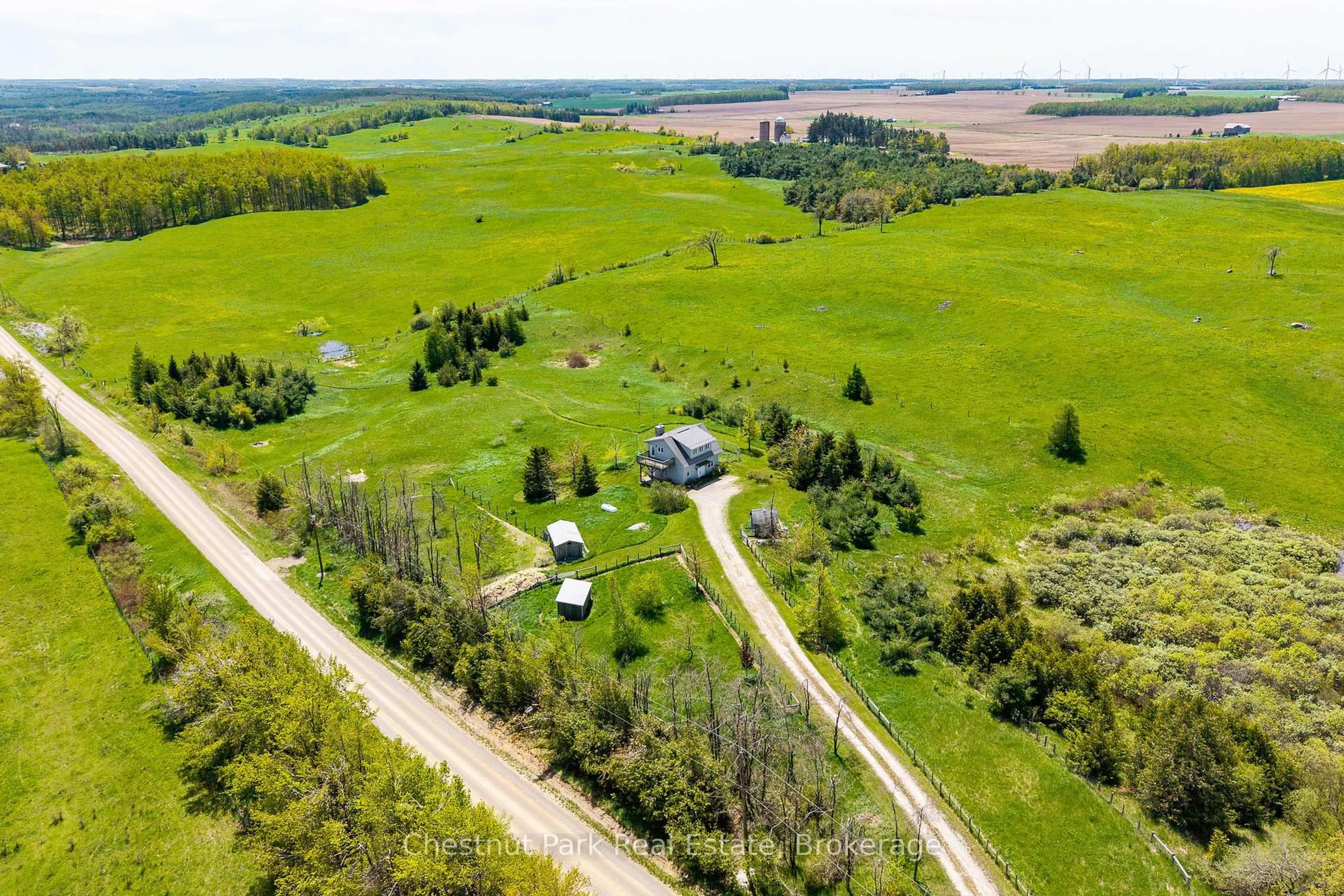 A pic from outside/outdoor area/front of a property/back of a property/a pic from drone, unknown for 638260 Prince of Wales Rd, Mulmur Ontario L9V 0C5
