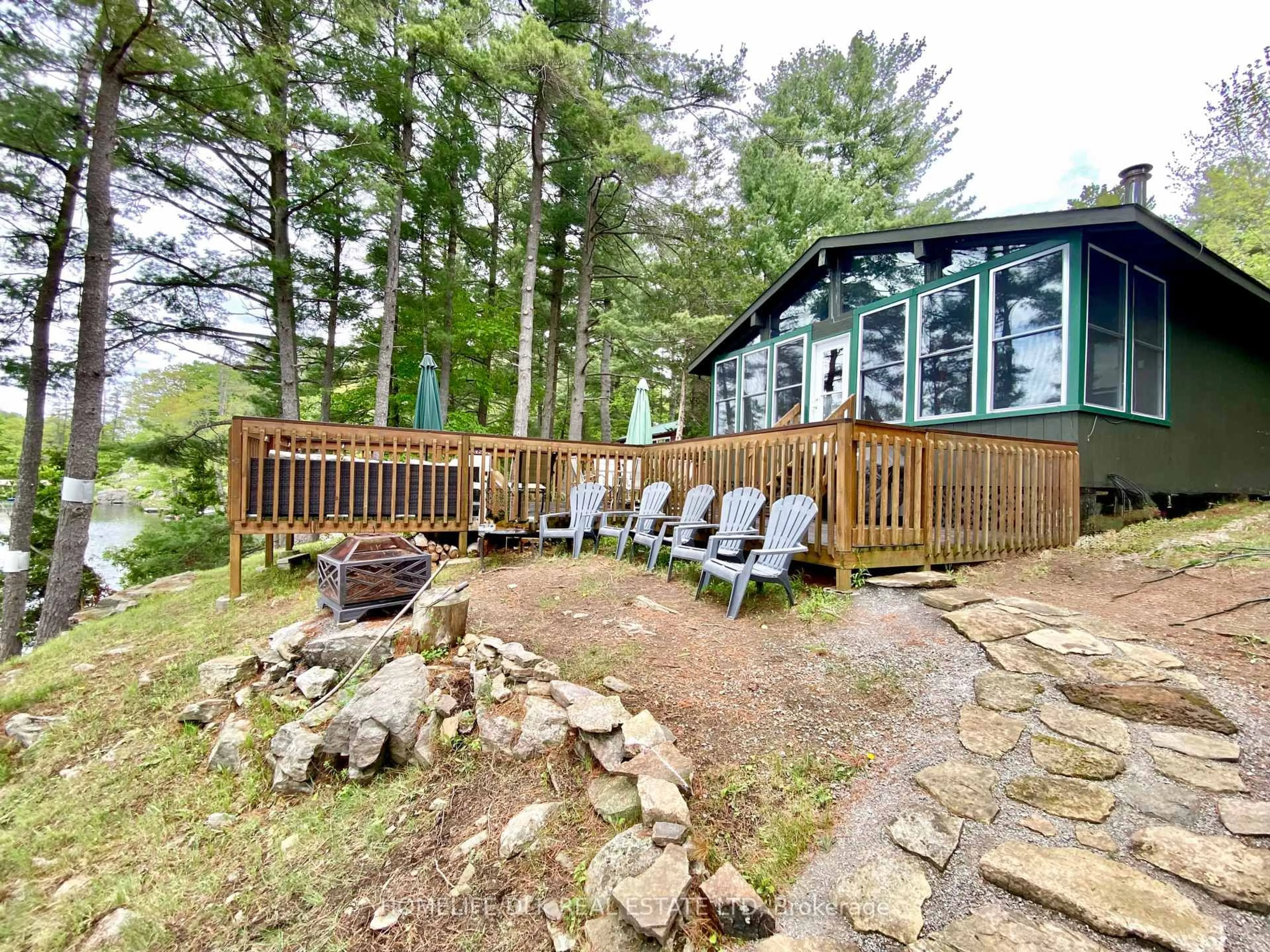 Patio, water/lake/river/ocean view for 12 March Lane, Rideau Lakes Ontario K0G 1E0
