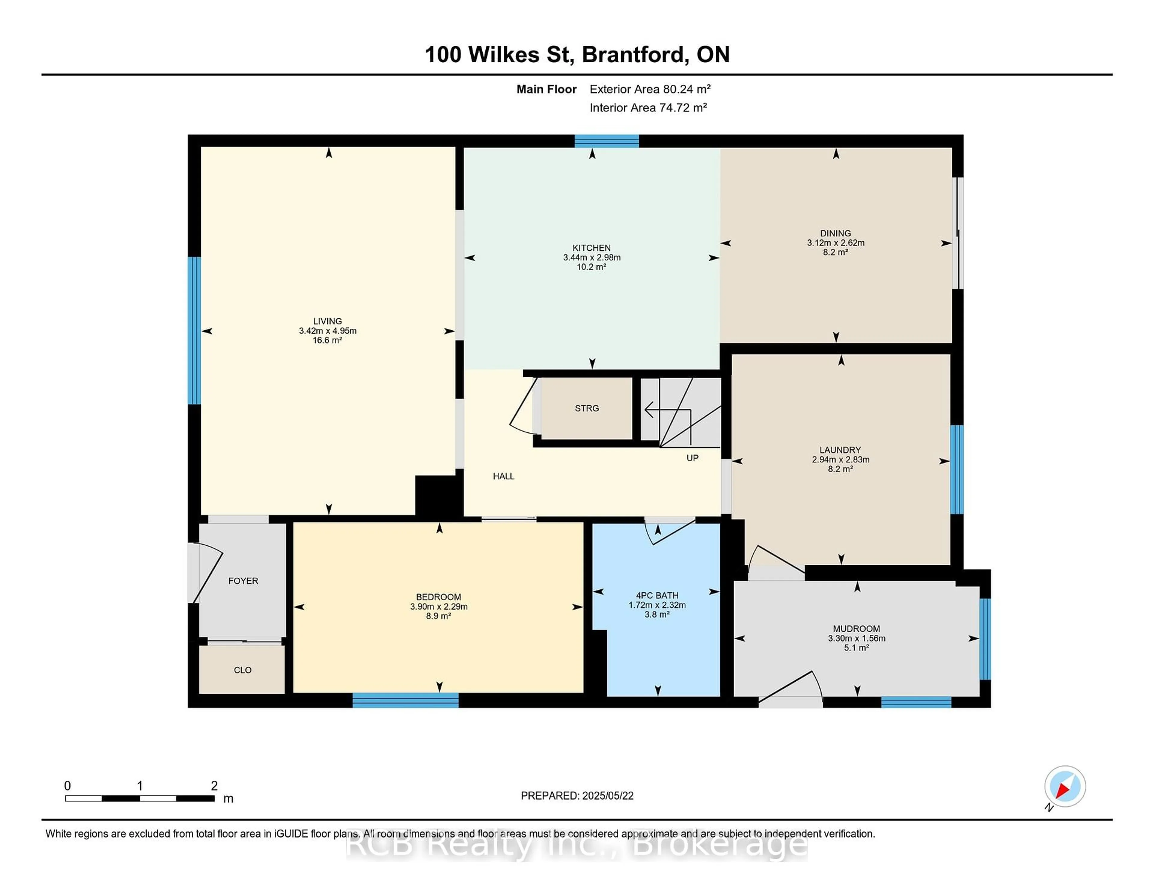 Floor plan for 100 Wilkes St, Brantford Ontario N3T 4W1