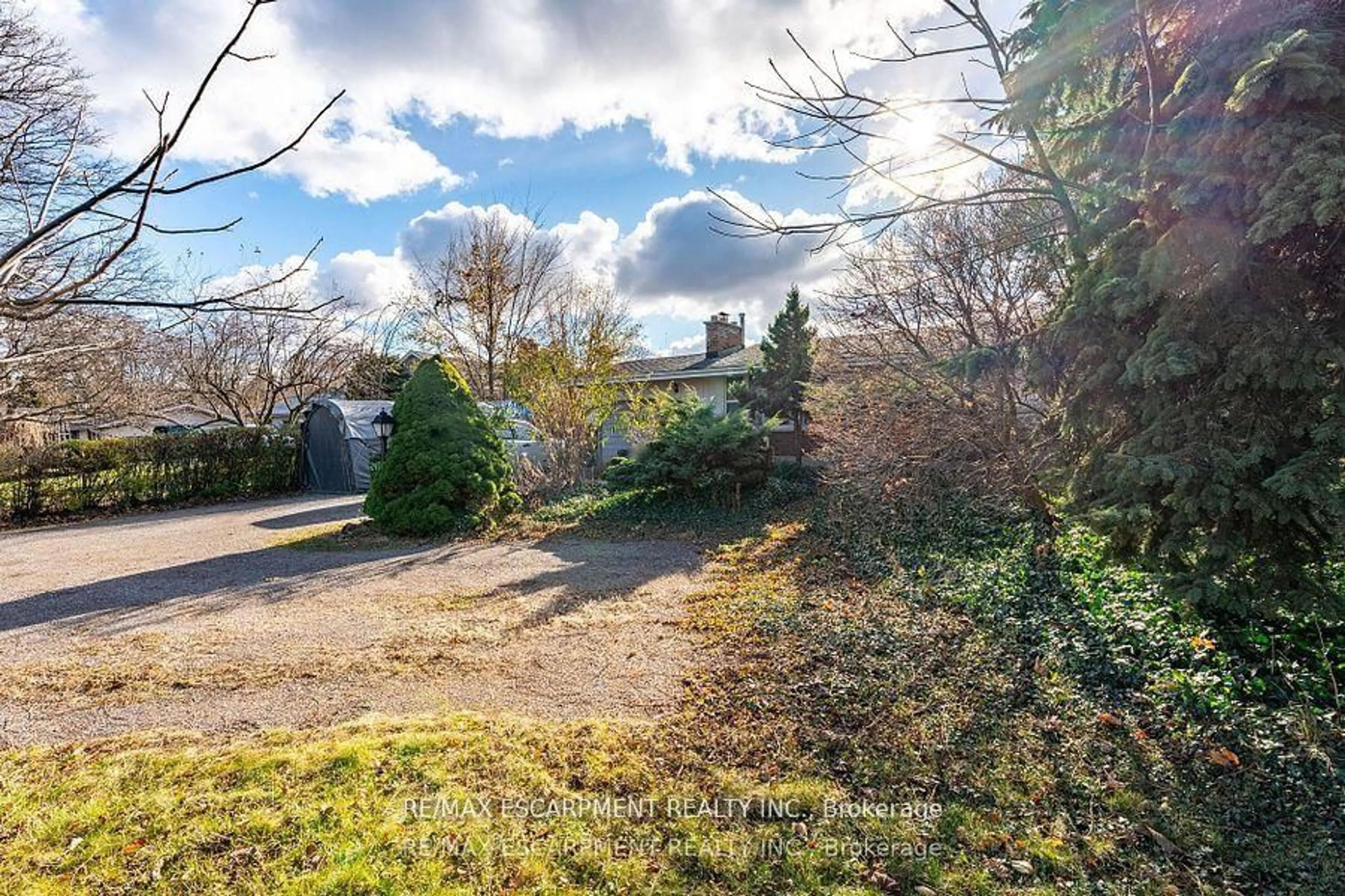 A pic from outside/outdoor area/front of a property/back of a property/a pic from drone, forest/trees view for 246 Main St, Grimsby Ontario L3M 1P6