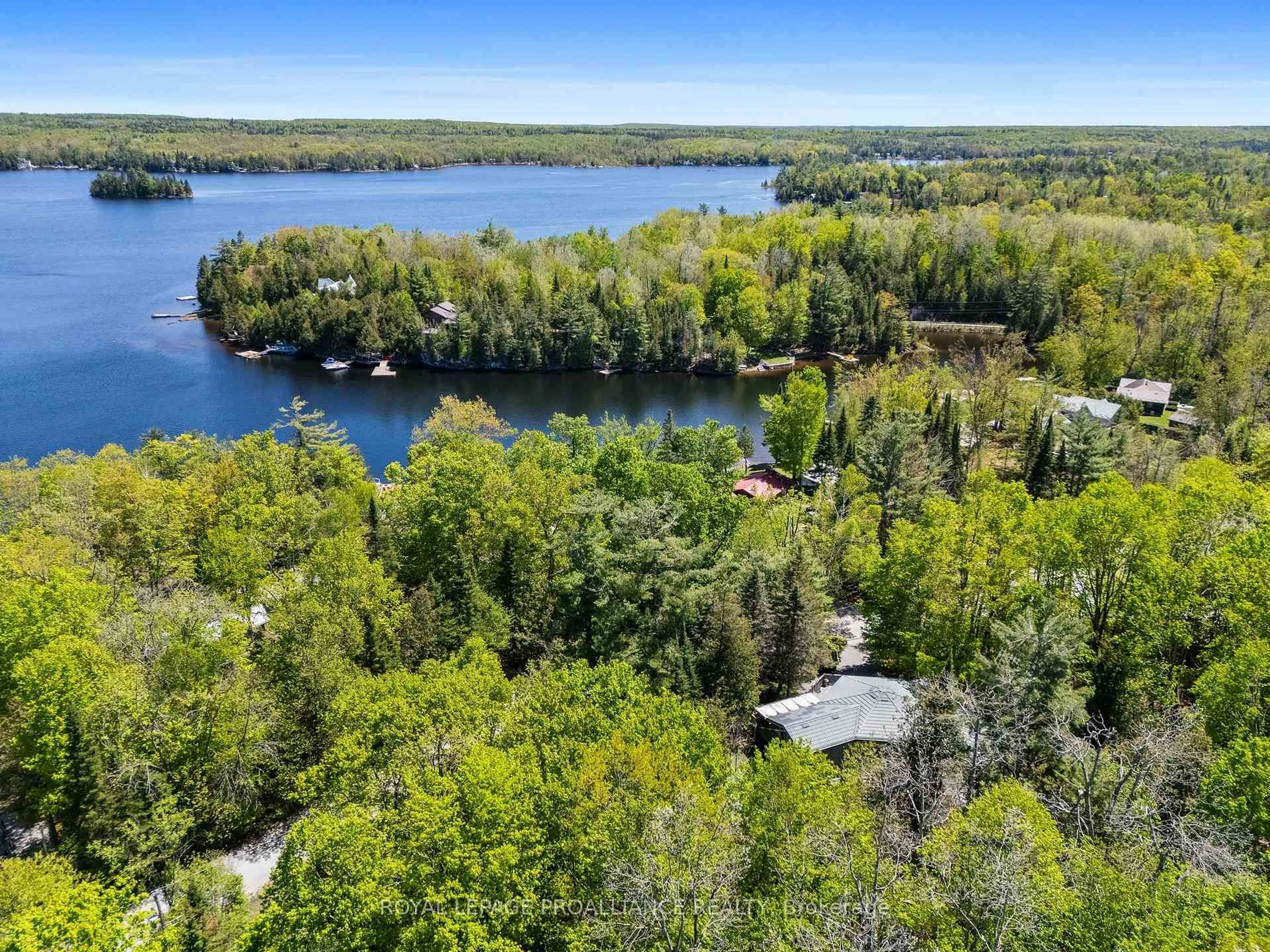 A pic from outside/outdoor area/front of a property/back of a property/a pic from drone, water/lake/river/ocean view for 39 Shadow Lake Rd 3, Kawartha Lakes Ontario K0M 1K0