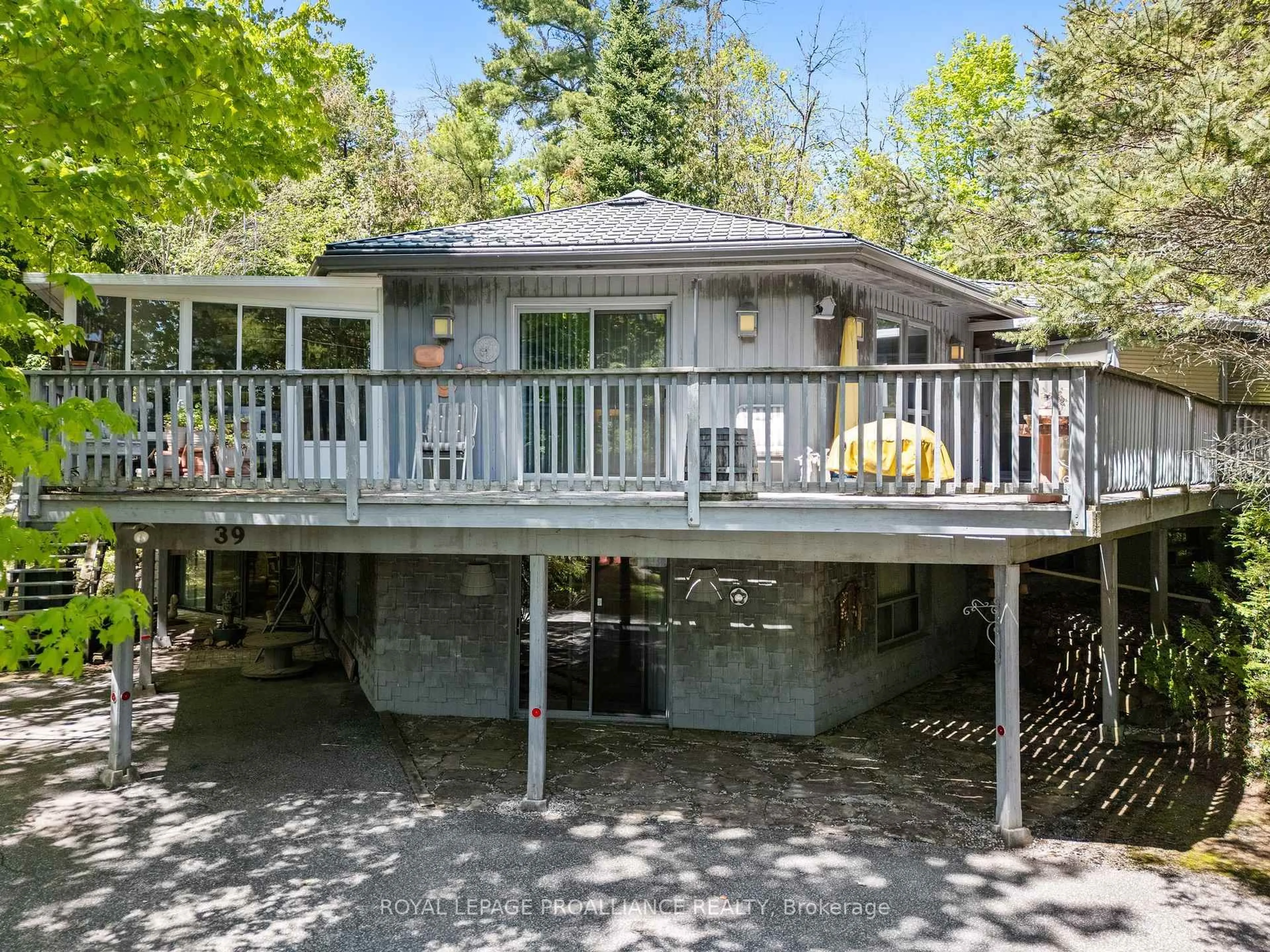 Patio, water/lake/river/ocean view for 39 Shadow Lake Rd 3, Kawartha Lakes Ontario K0M 1K0
