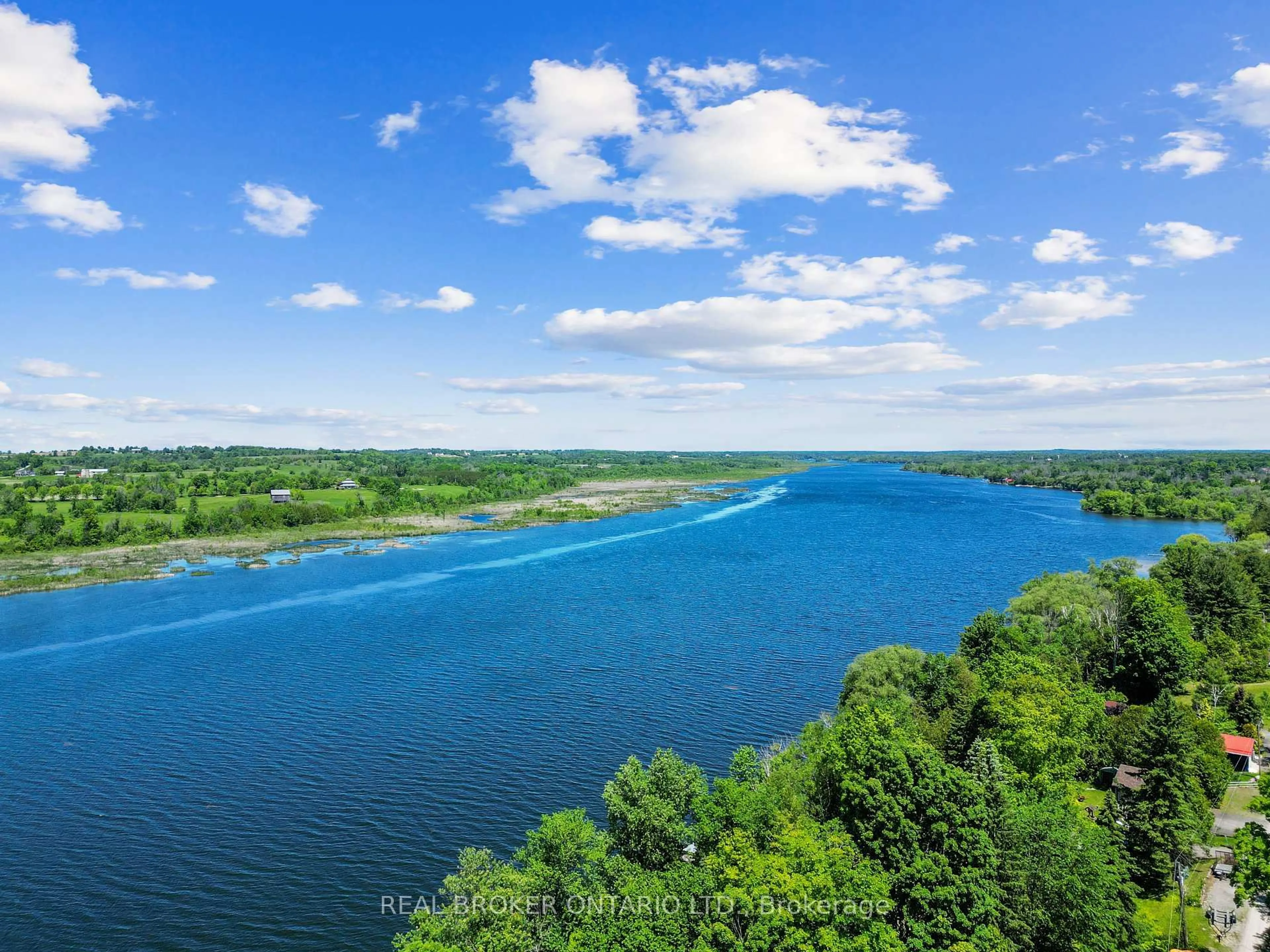 A pic from outside/outdoor area/front of a property/back of a property/a pic from drone, water/lake/river/ocean view for 102 Fleming Bay Rd, Trent Hills Ontario K0L 1Y0