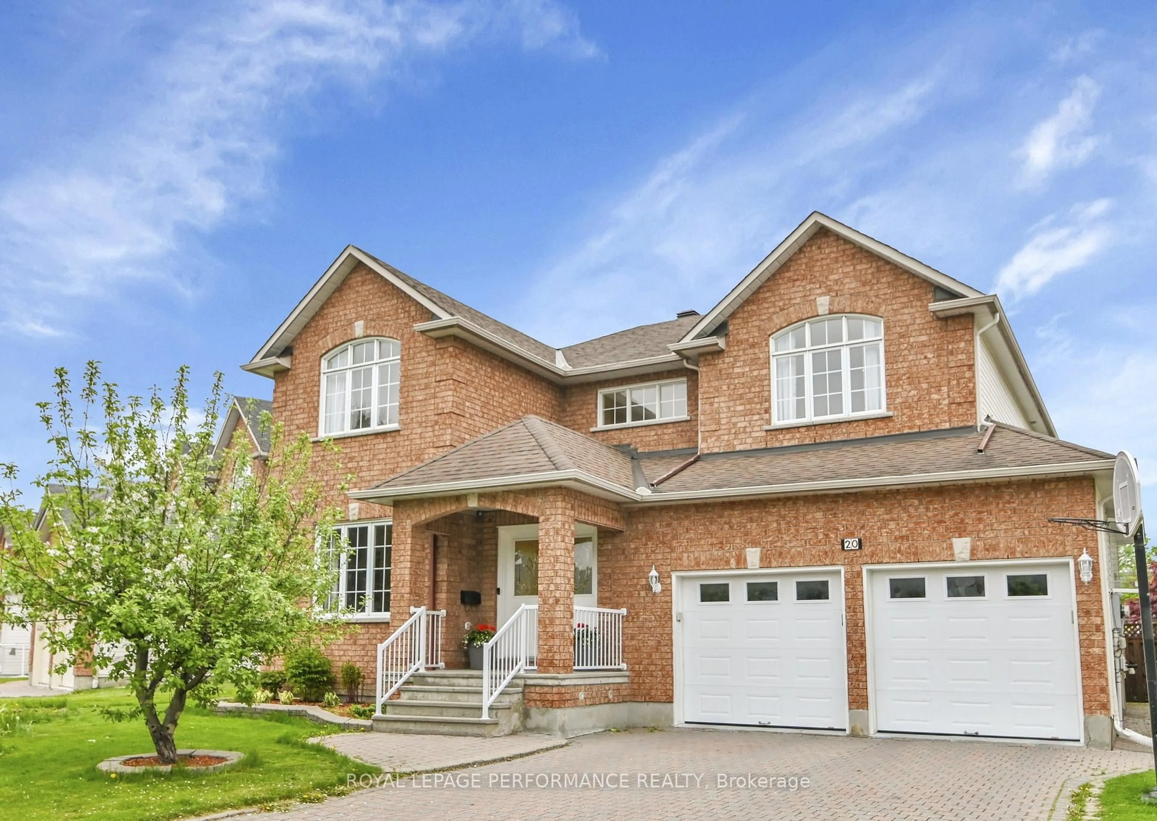 Home with brick exterior material, street for 20 Upwood St, Ottawa Ontario K1T 3Y5