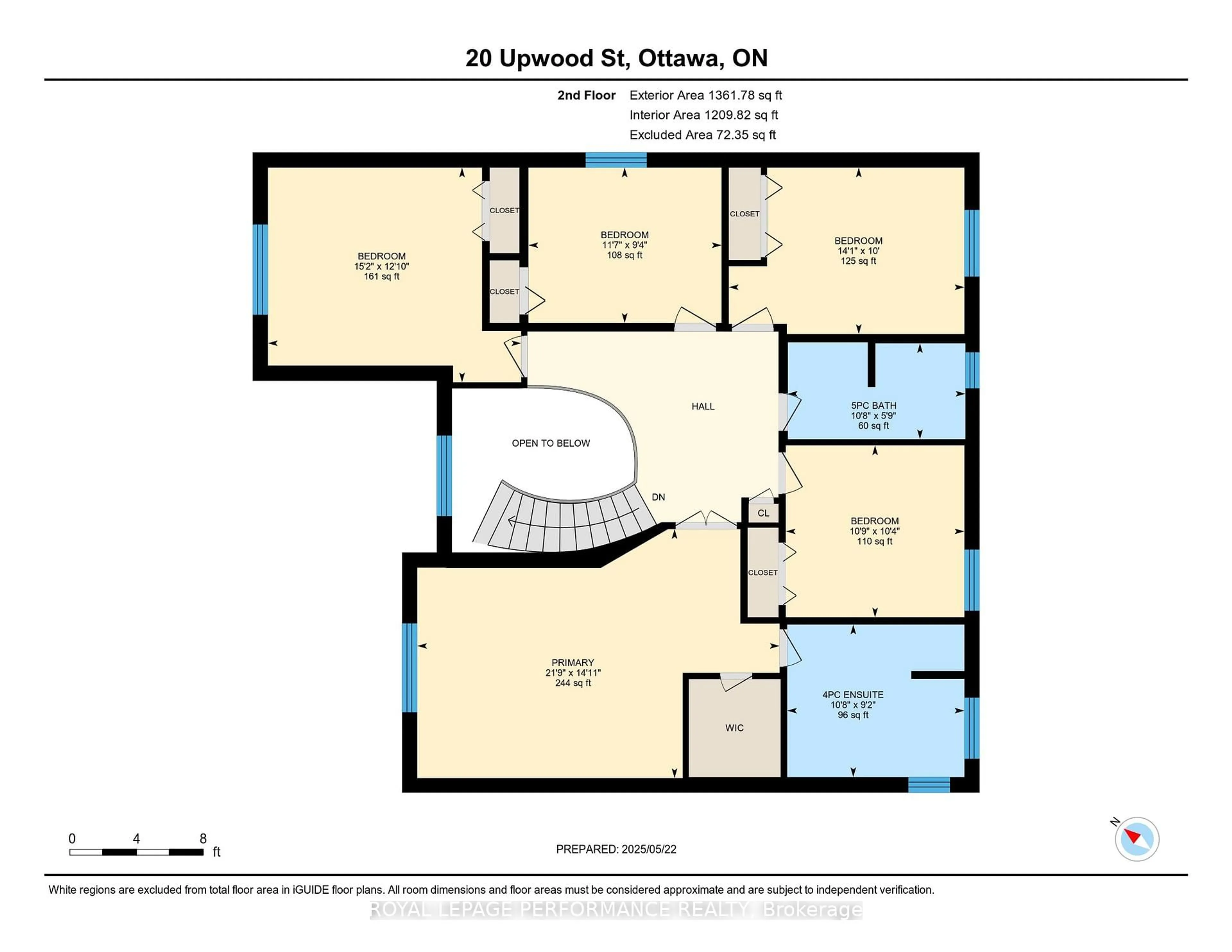 Floor plan for 20 Upwood St, Ottawa Ontario K1T 3Y5