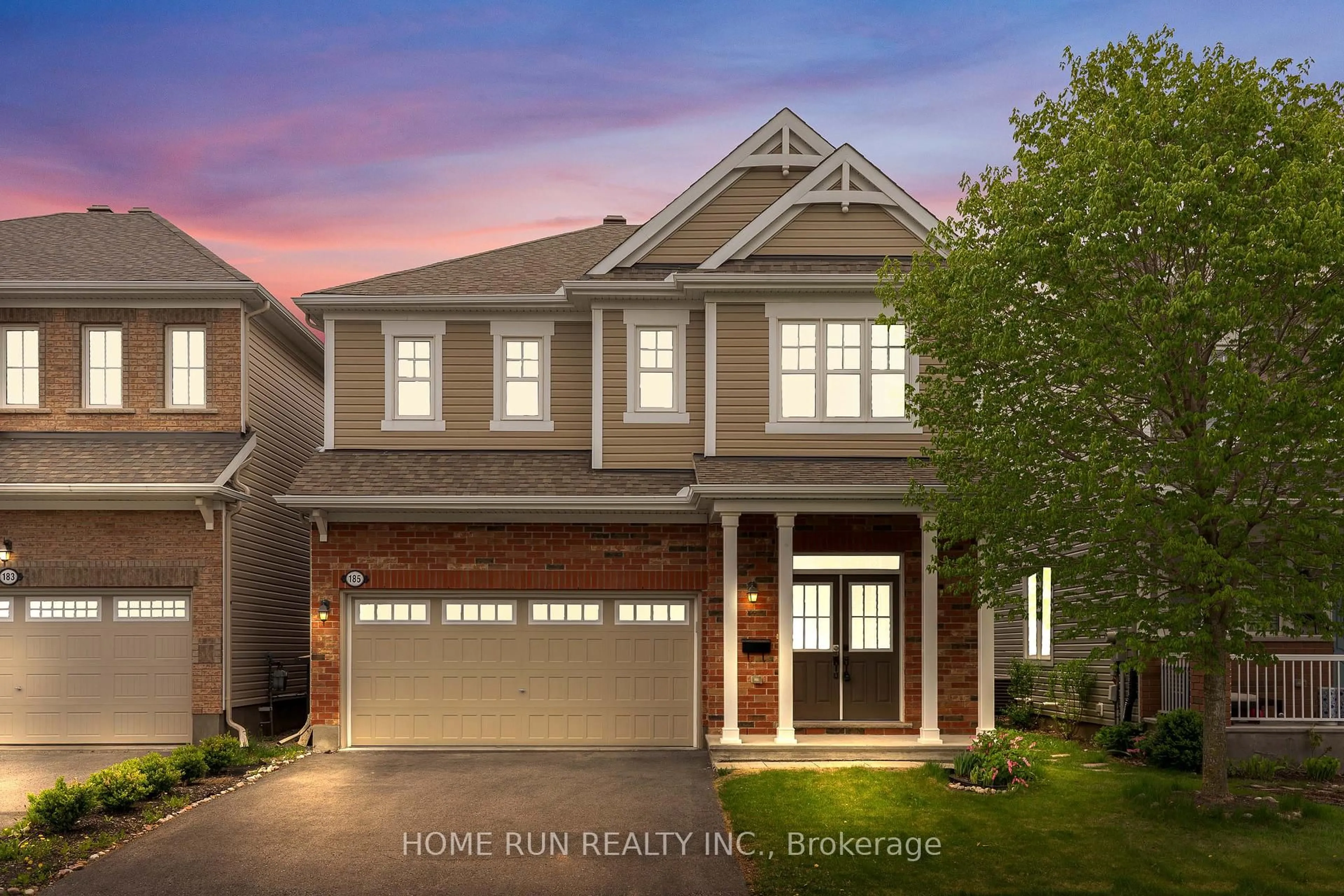 Home with brick exterior material, street for 185 Flowing Creek Circ, Ottawa Ontario K2M 0K2