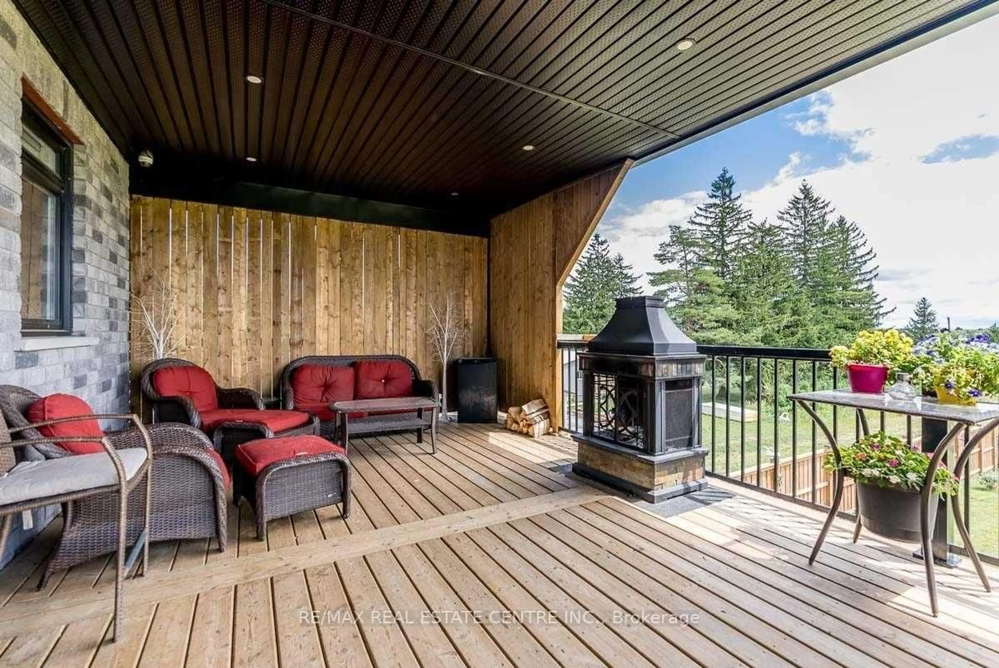 Patio, forest/trees view for 25 Nelson St, Minto Ontario N0G 1M0