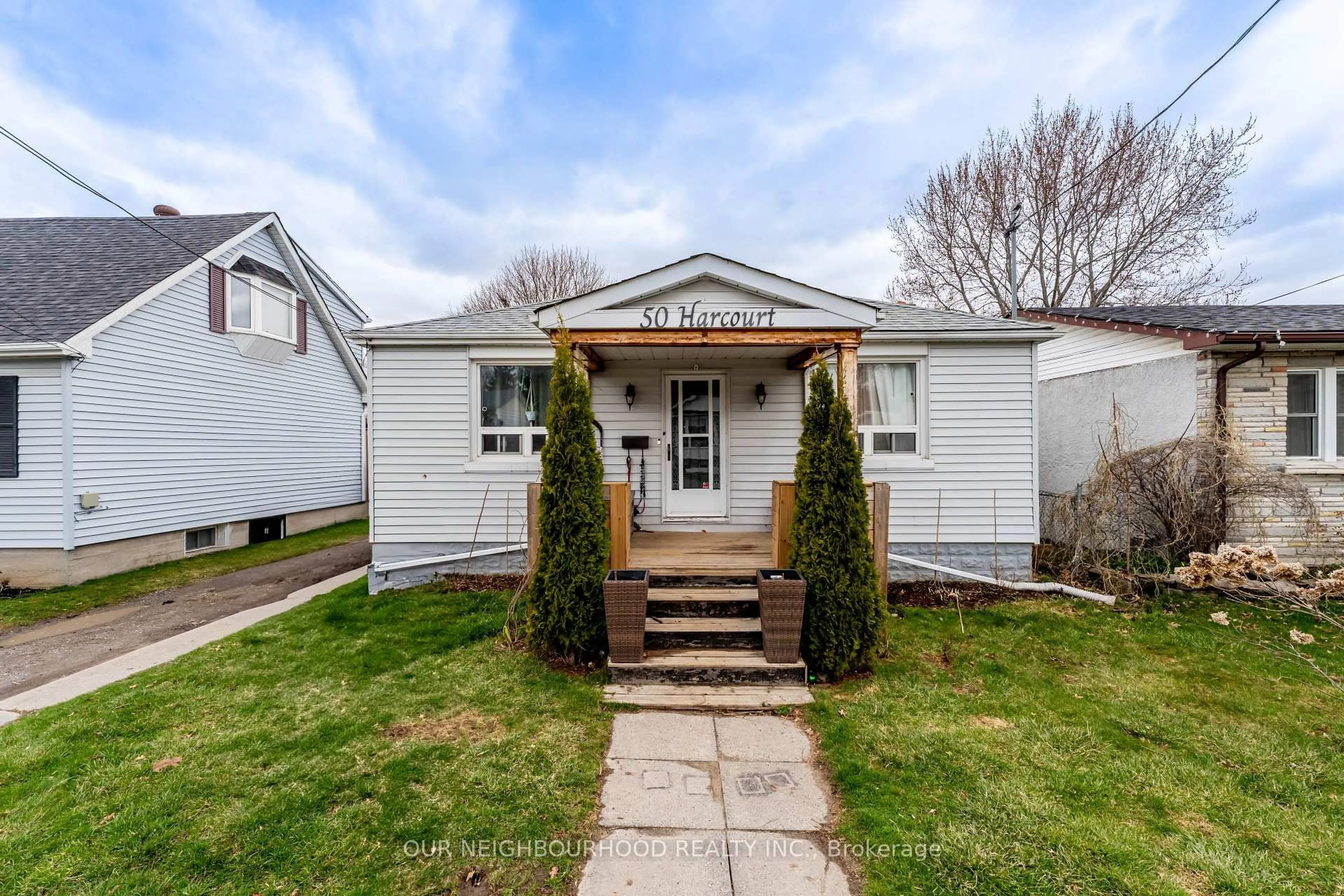 Home with vinyl exterior material, street for 50 Harcourt St, Port Hope Ontario L1A 1M4