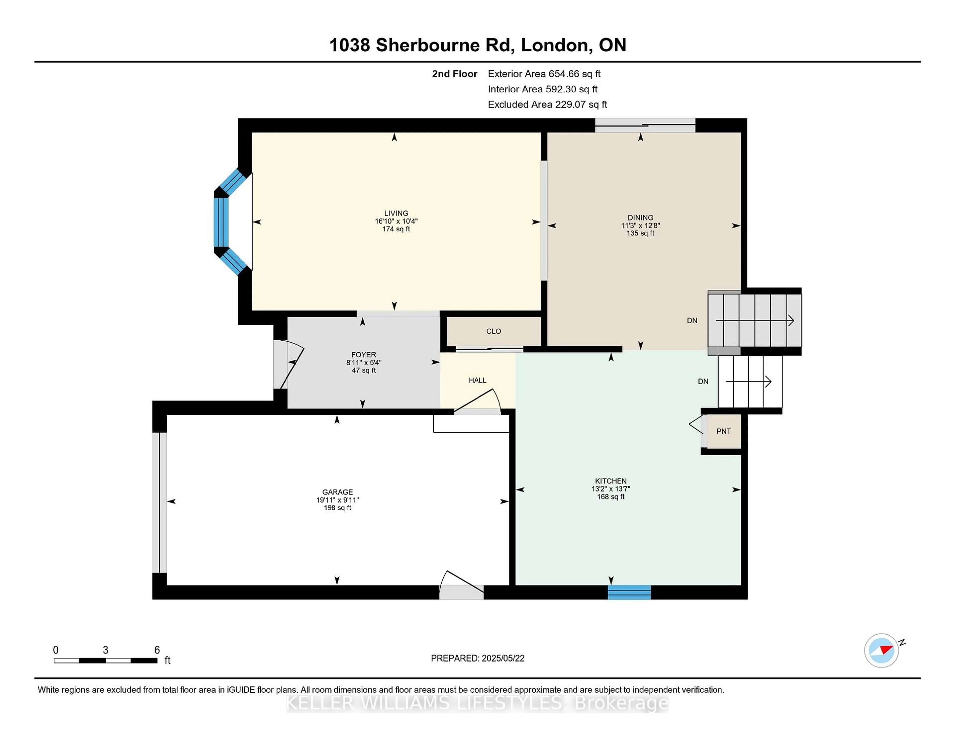 Floor plan for 1038 SHERBOURNE Rd, London North Ontario N6G 4C8