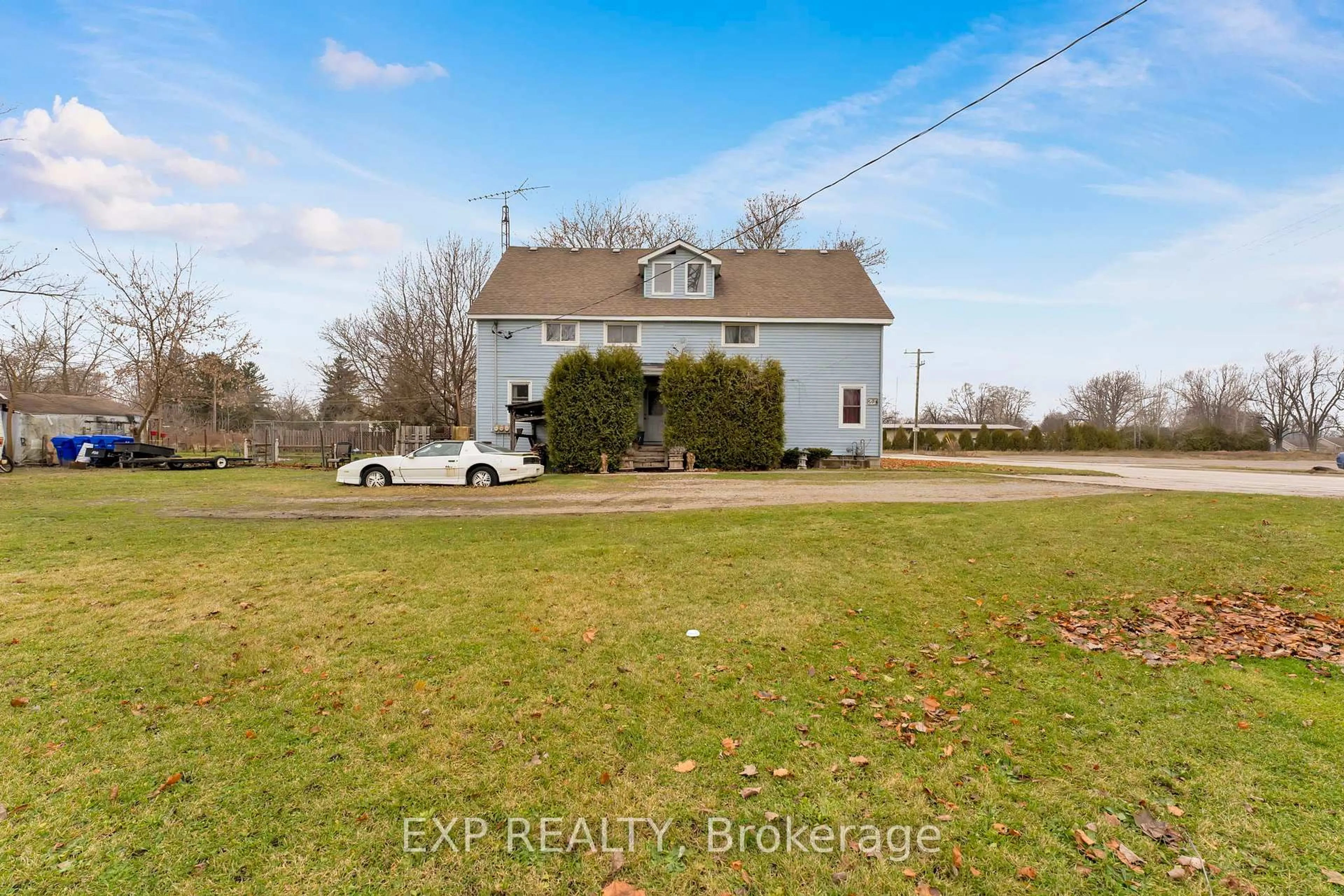 A pic from outside/outdoor area/front of a property/back of a property/a pic from drone, unknown for 194 Furnival Rd, West Elgin Ontario N0L 2C0