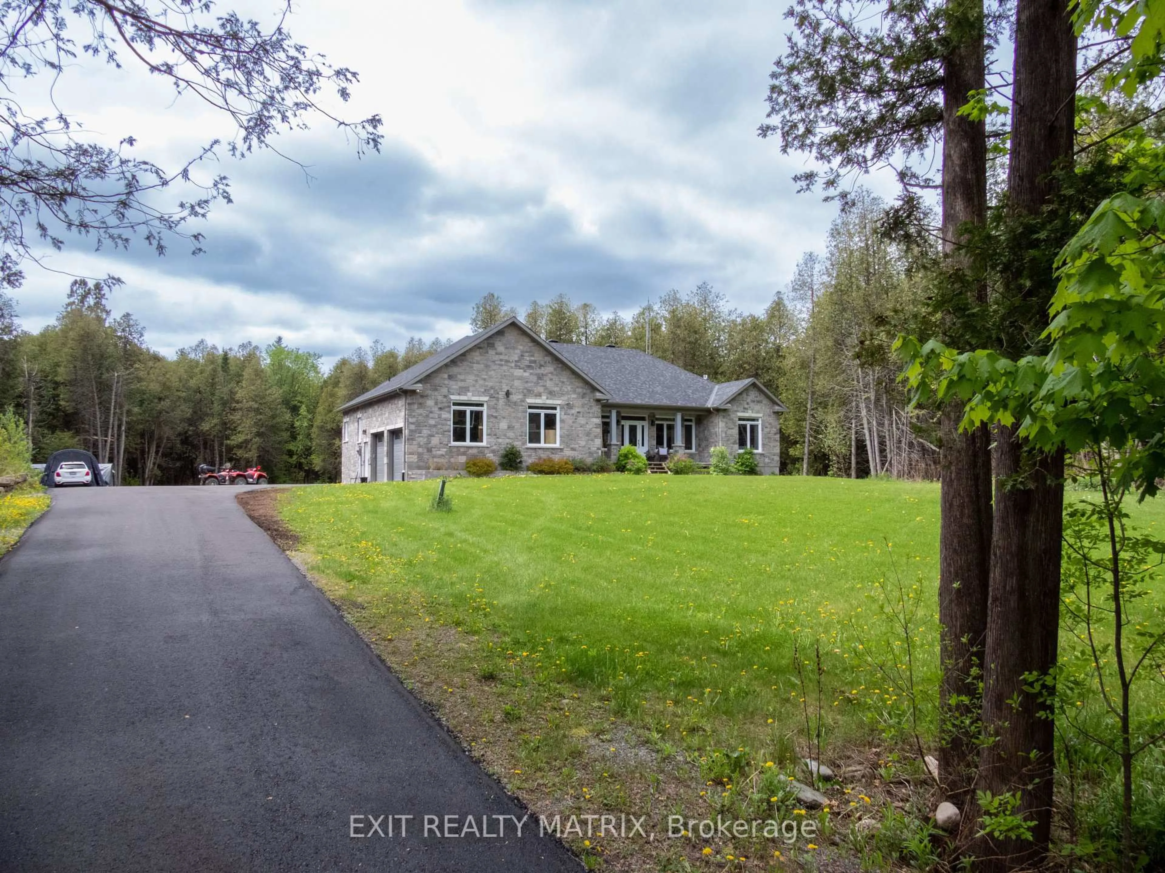 A pic from outside/outdoor area/front of a property/back of a property/a pic from drone, forest/trees view for 2070 8TH LINE Rd, Metcalfe Ontario K0A 2P0