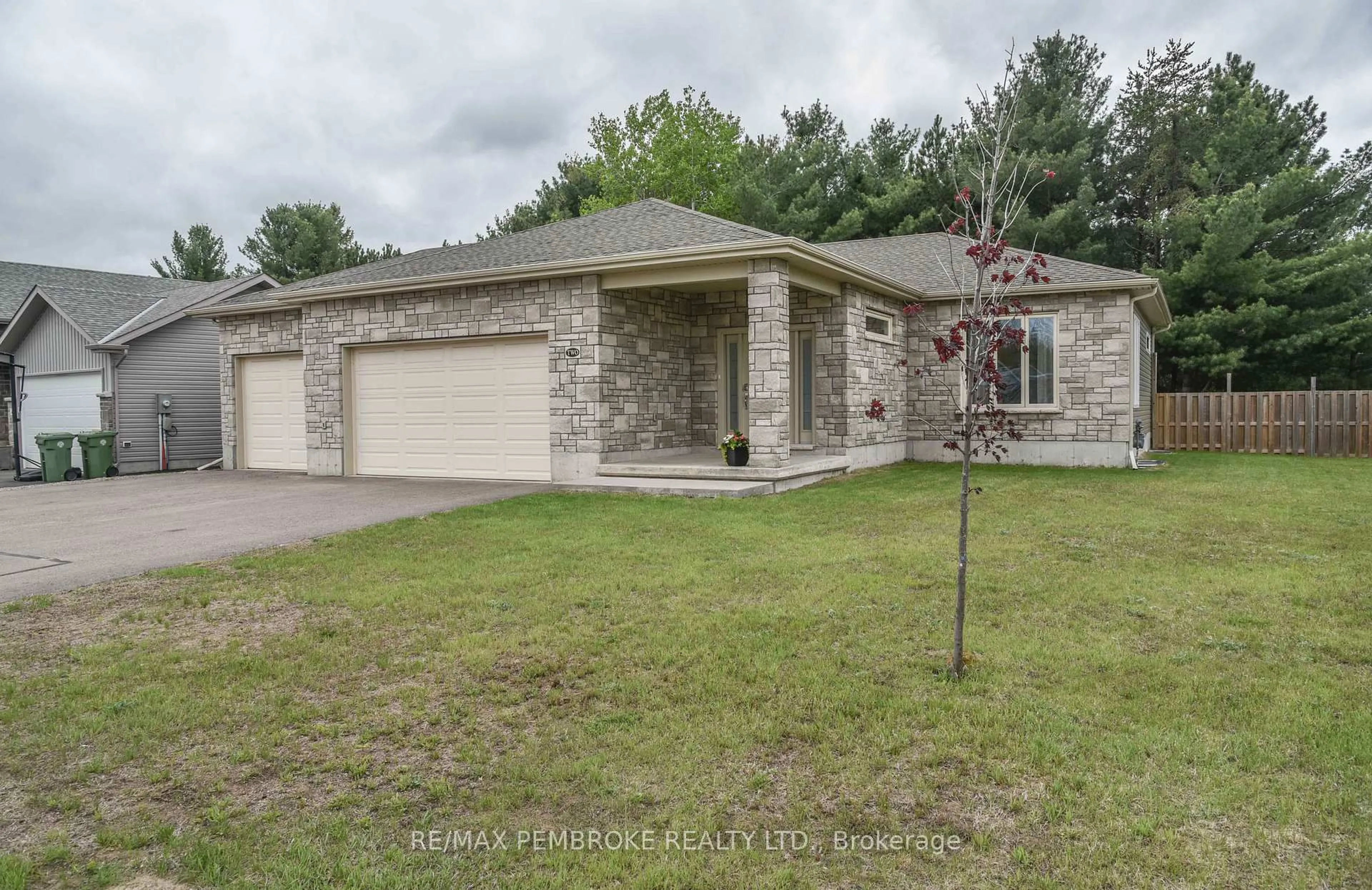 Home with brick exterior material, street for 2 Marquis Dr, Petawawa Ontario K8H 0E5