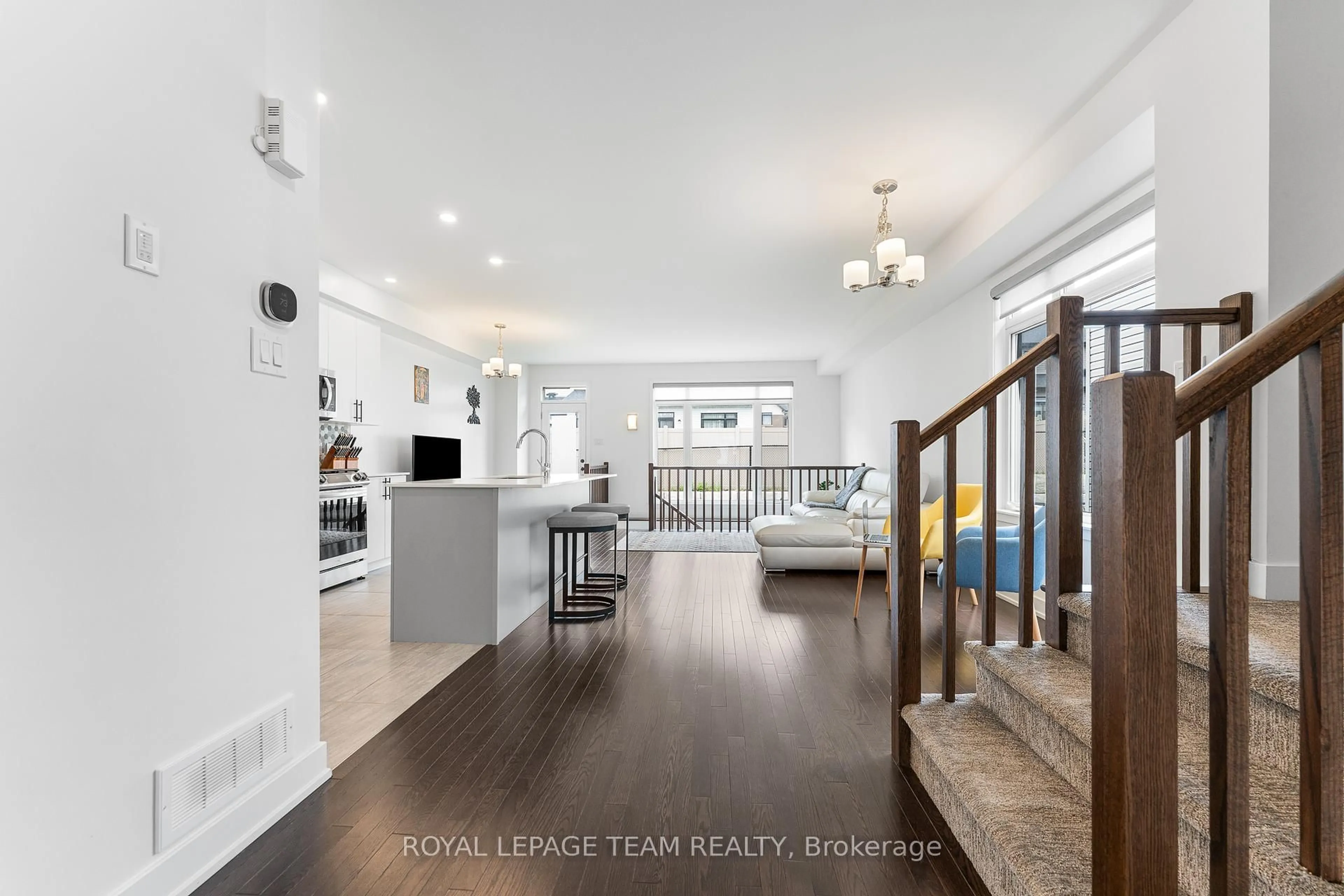 Open concept kitchen, unknown for 617 Rathburn Lane, Ottawa Ontario K1T 0V7