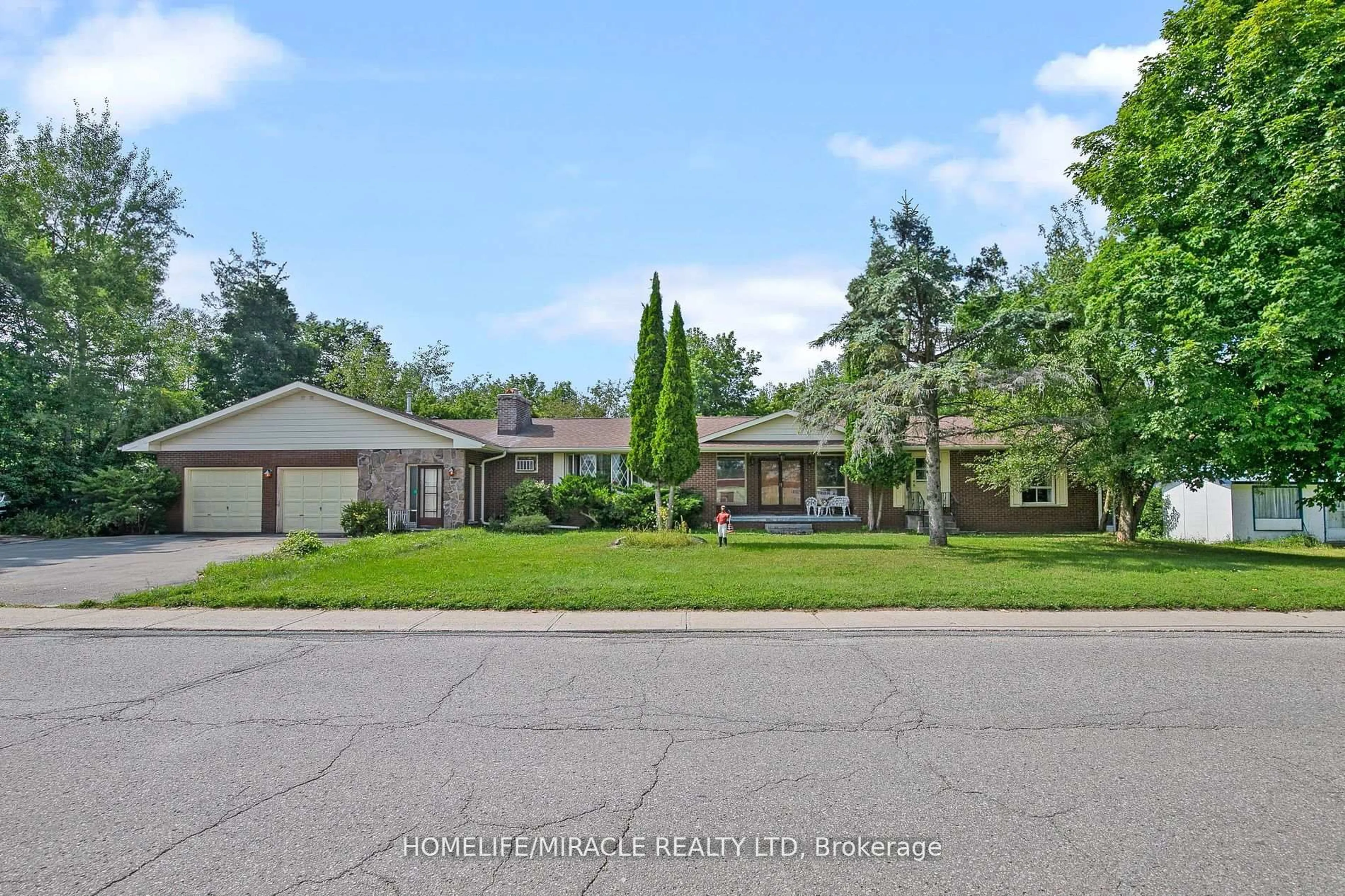 A pic from outside/outdoor area/front of a property/back of a property/a pic from drone, street for 18 Grandy Rd, Kawartha Lakes Ontario K0M 1K0