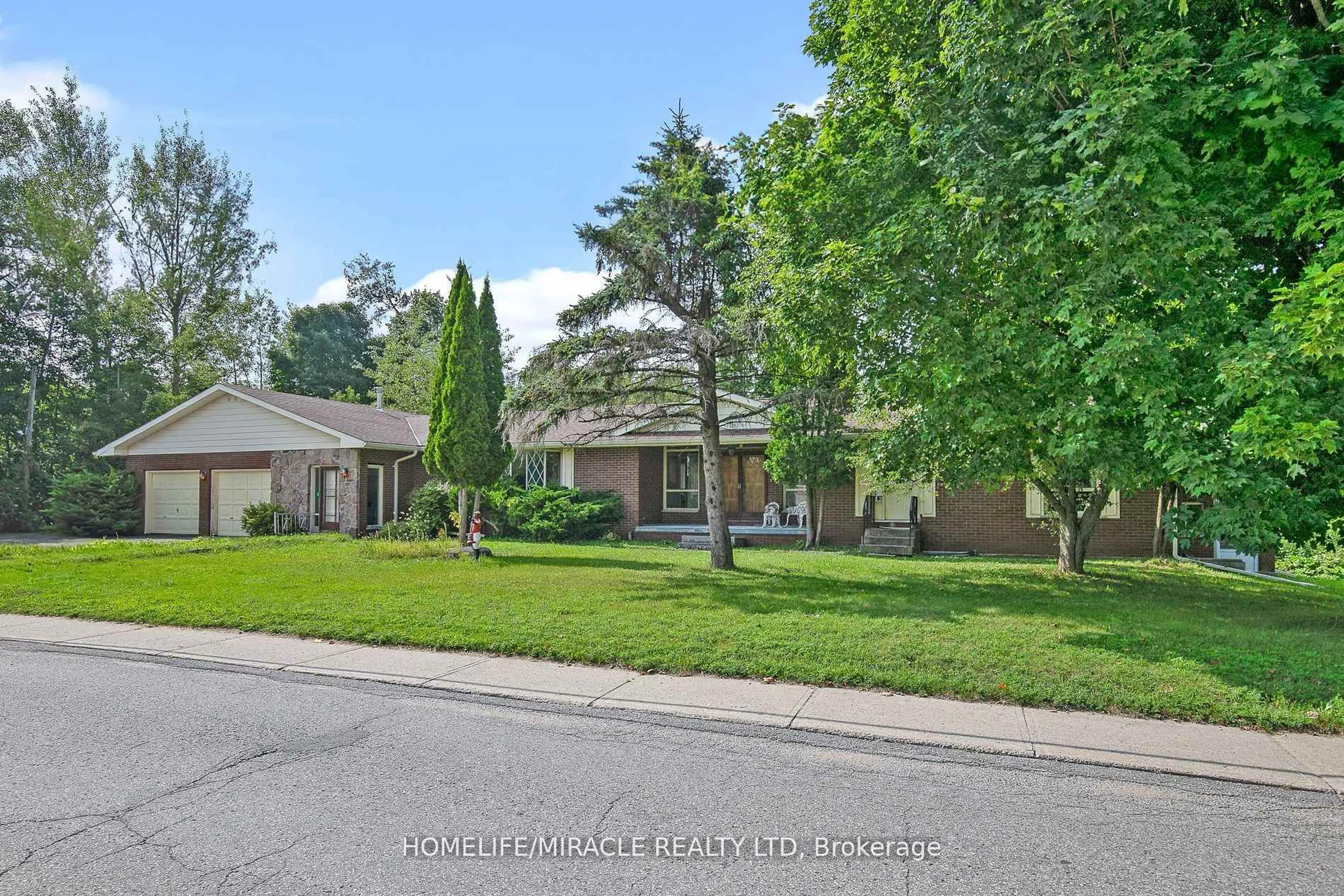A pic from outside/outdoor area/front of a property/back of a property/a pic from drone, street for 18 Grandy Rd, Kawartha Lakes Ontario K0M 1K0