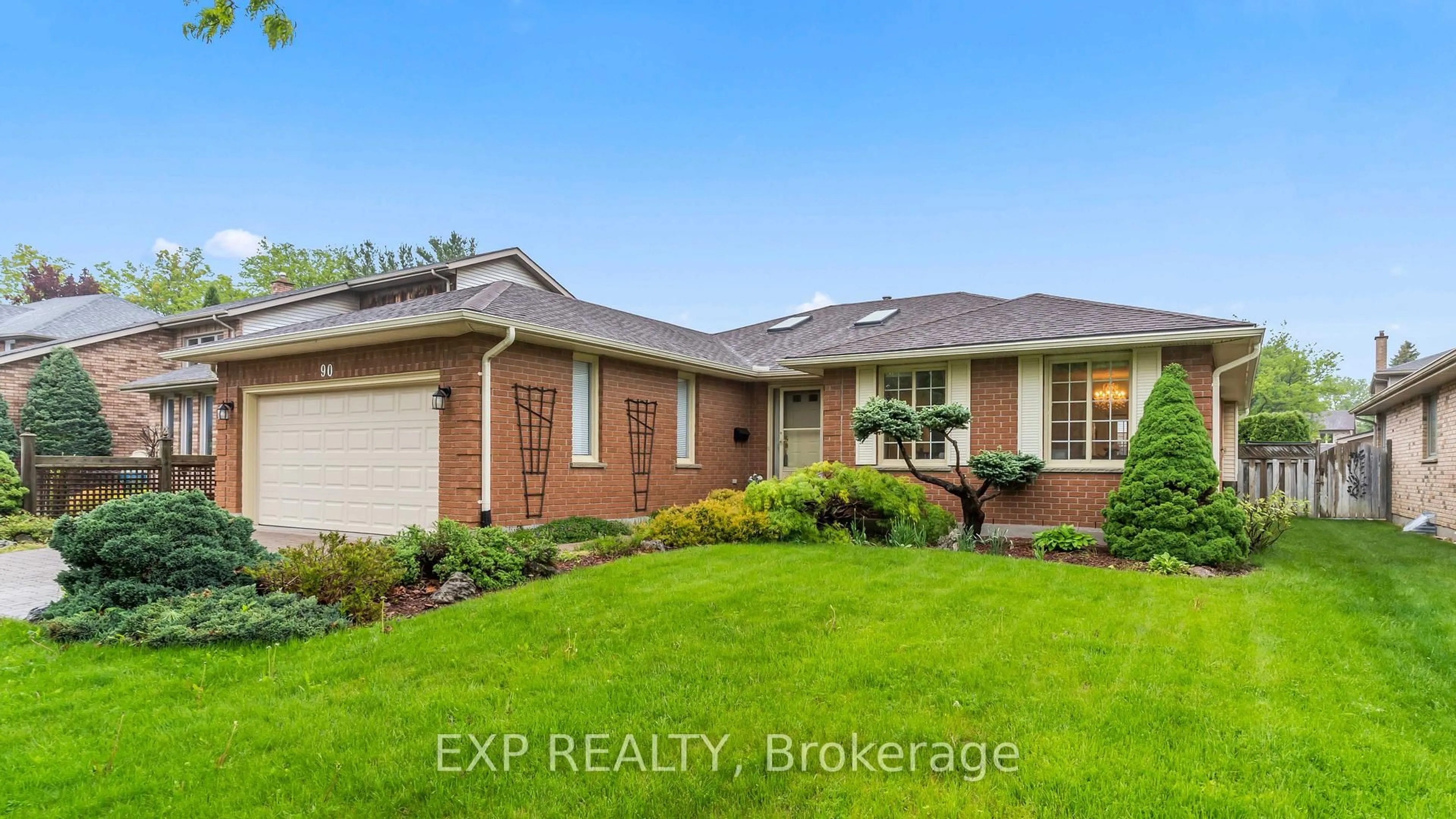Home with brick exterior material, street for 90 Sunnyside Dr, London North Ontario N5X 3N3