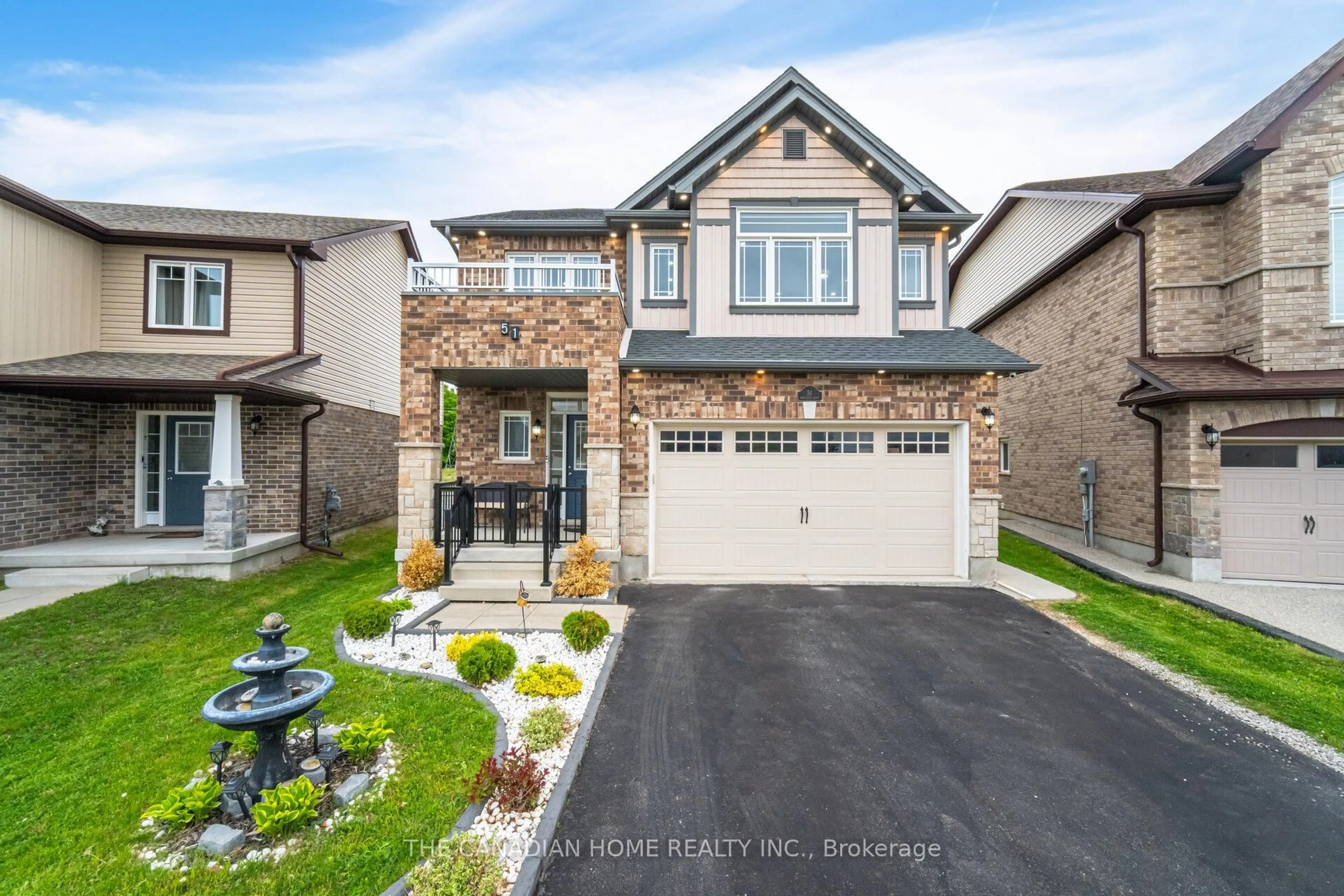 Home with brick exterior material, street for 51 Newcastle Crt, Kitchener Ontario N2R 0G7