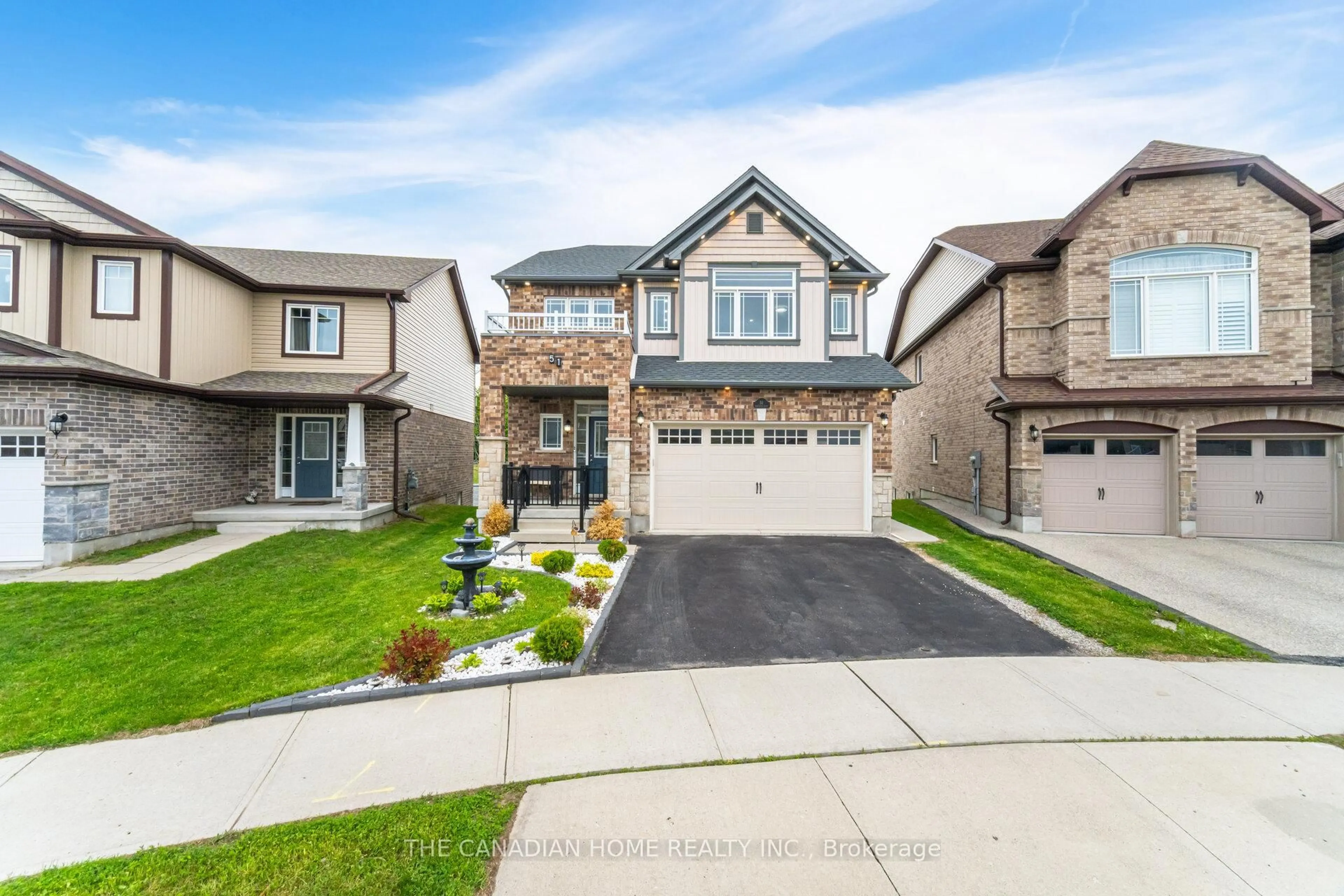 Home with brick exterior material, street for 51 Newcastle Crt, Kitchener Ontario N2R 0G7