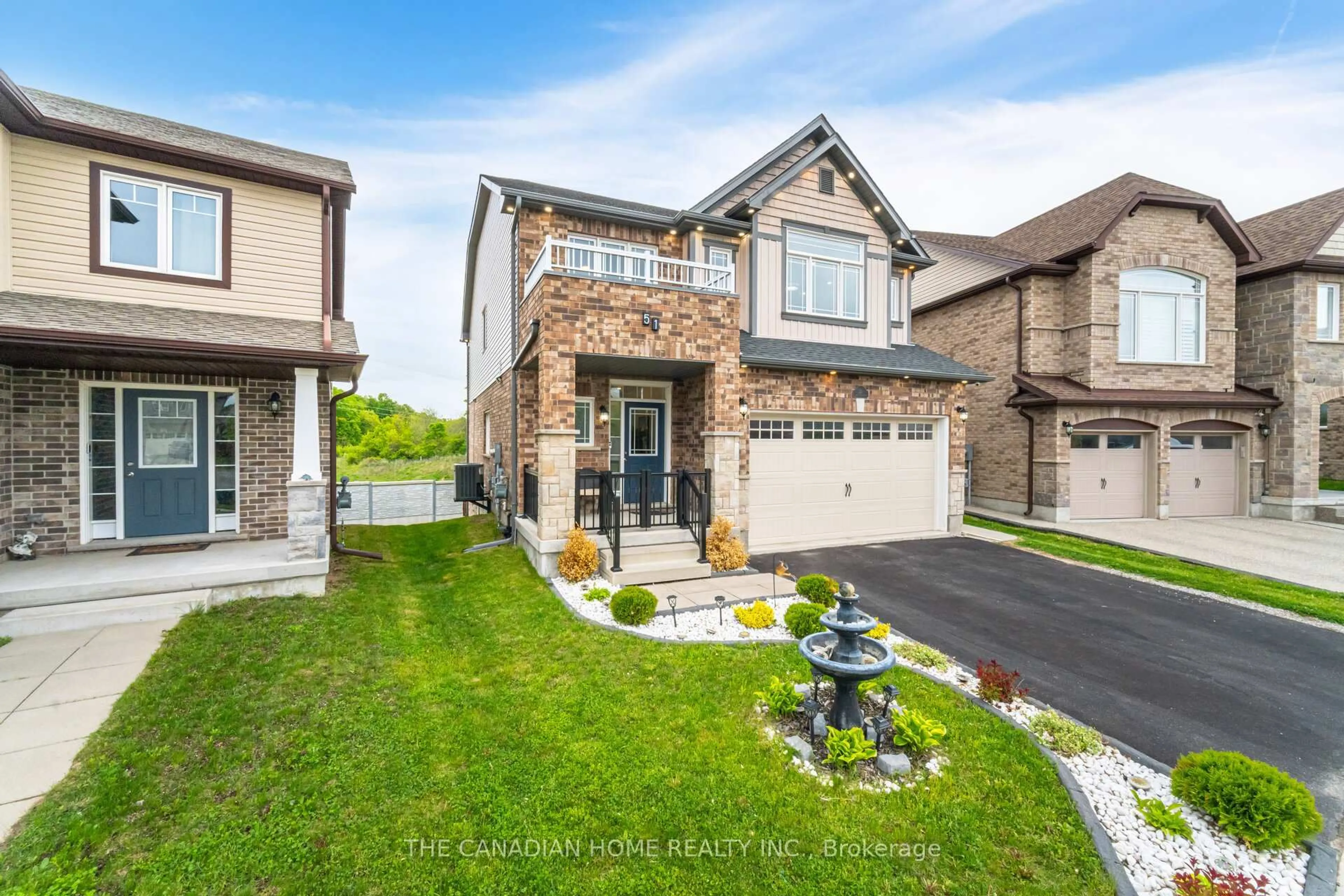 Home with brick exterior material, street for 51 Newcastle Crt, Kitchener Ontario N2R 0G7